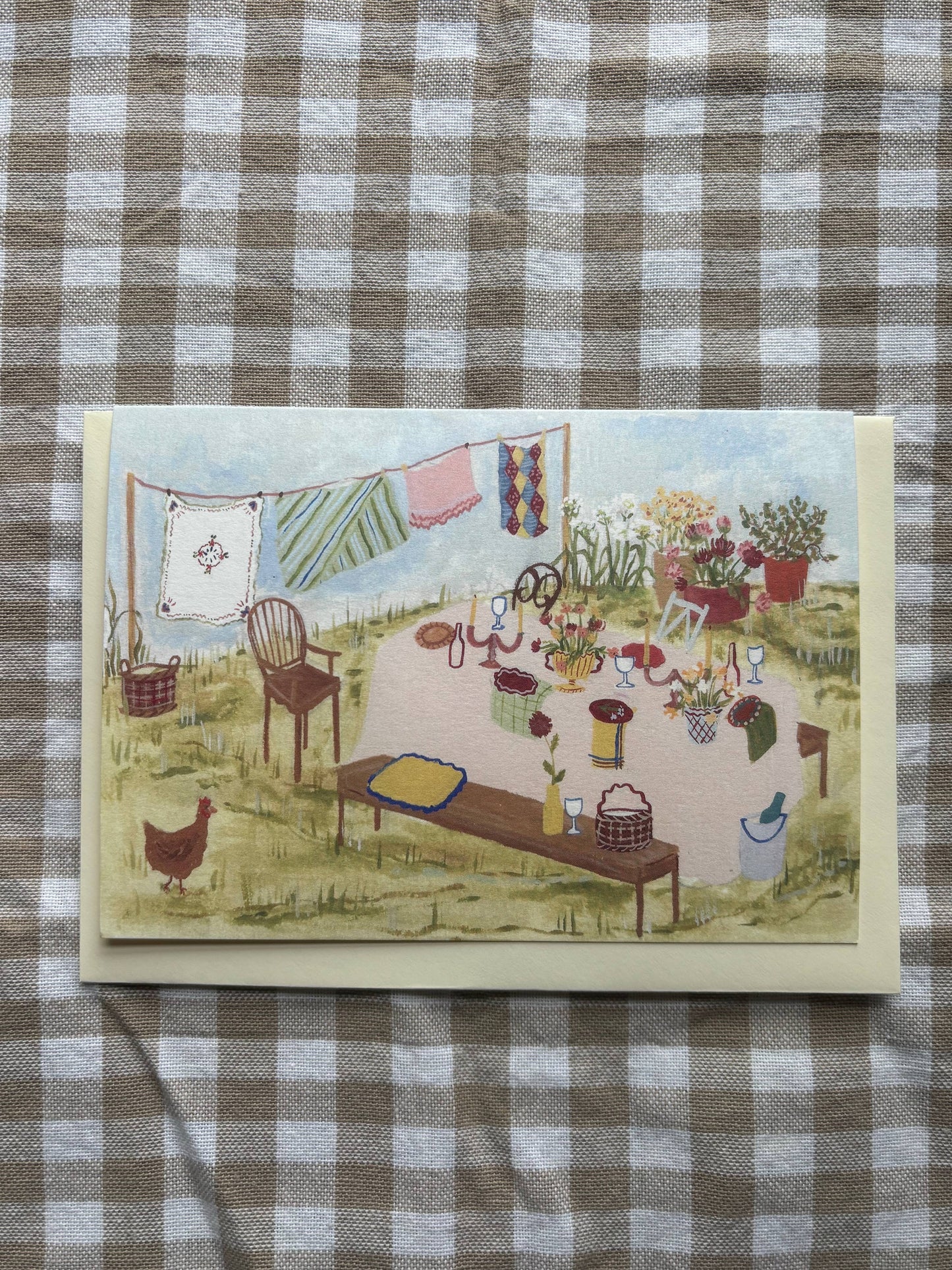 Summer Hosting Cottage greeting card