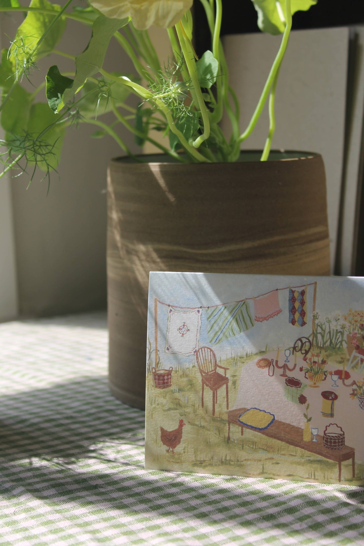 Summer Hosting Cottage greeting card