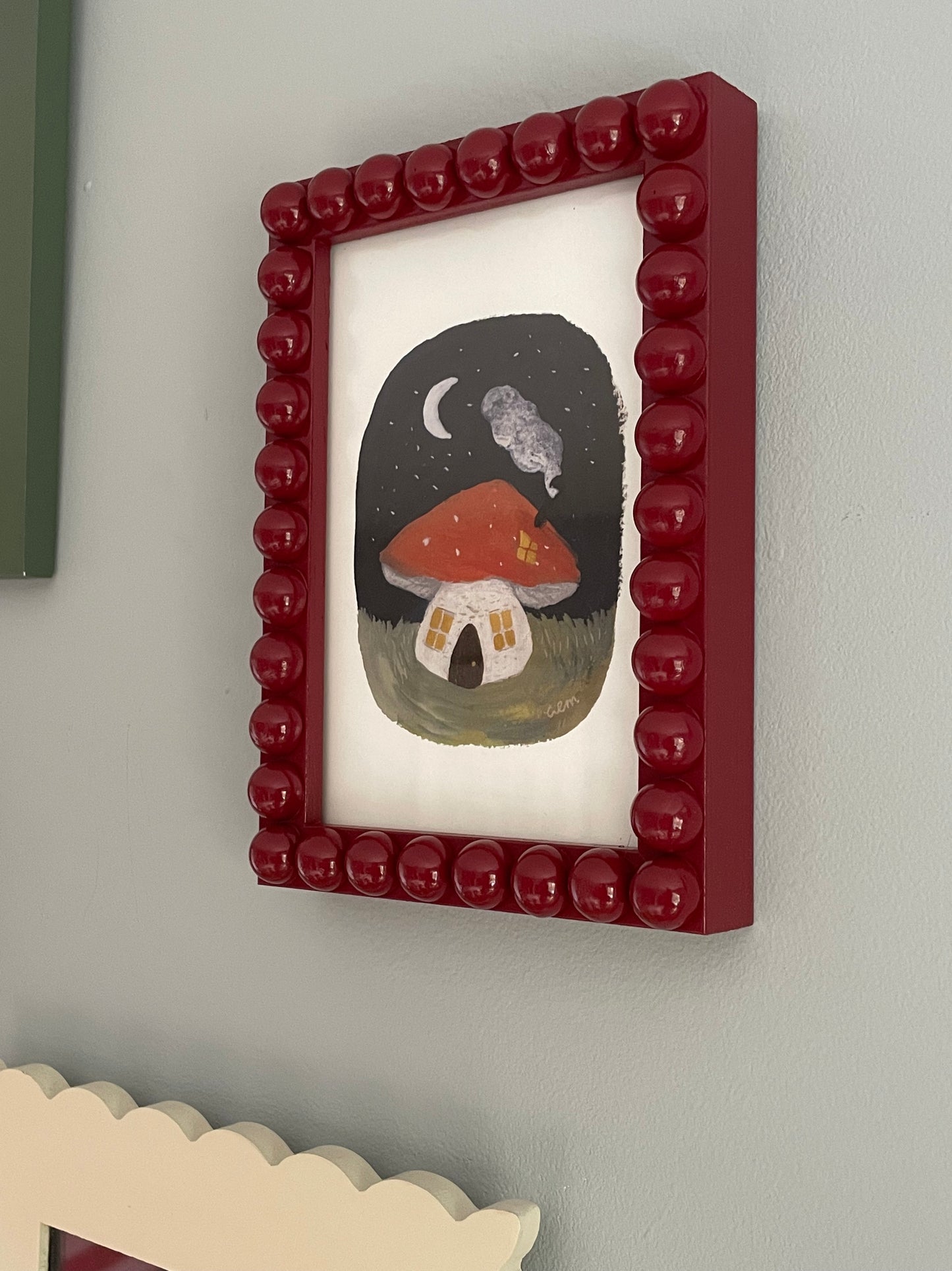 Bobbin Frame And Toadstool Print