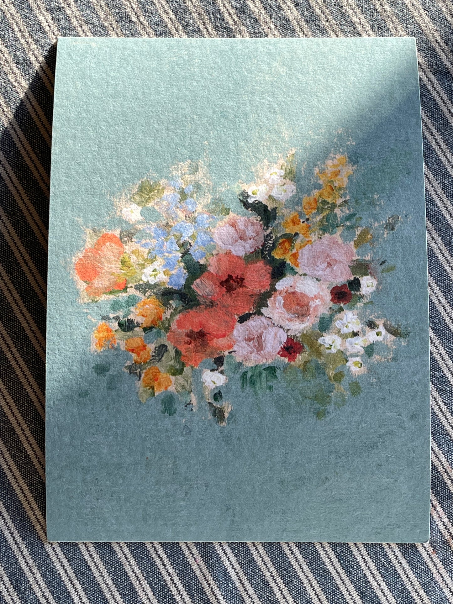 Brittany Smith Studio Blue Wildflower print