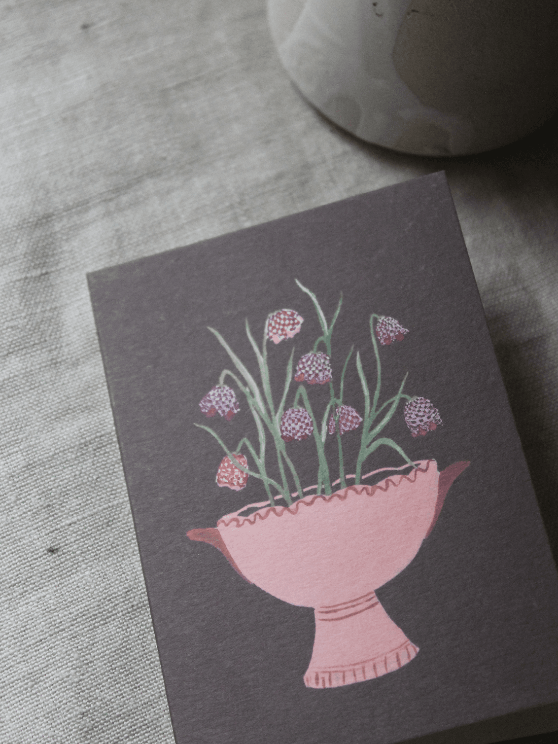 Fritillaria Floral Mini Card