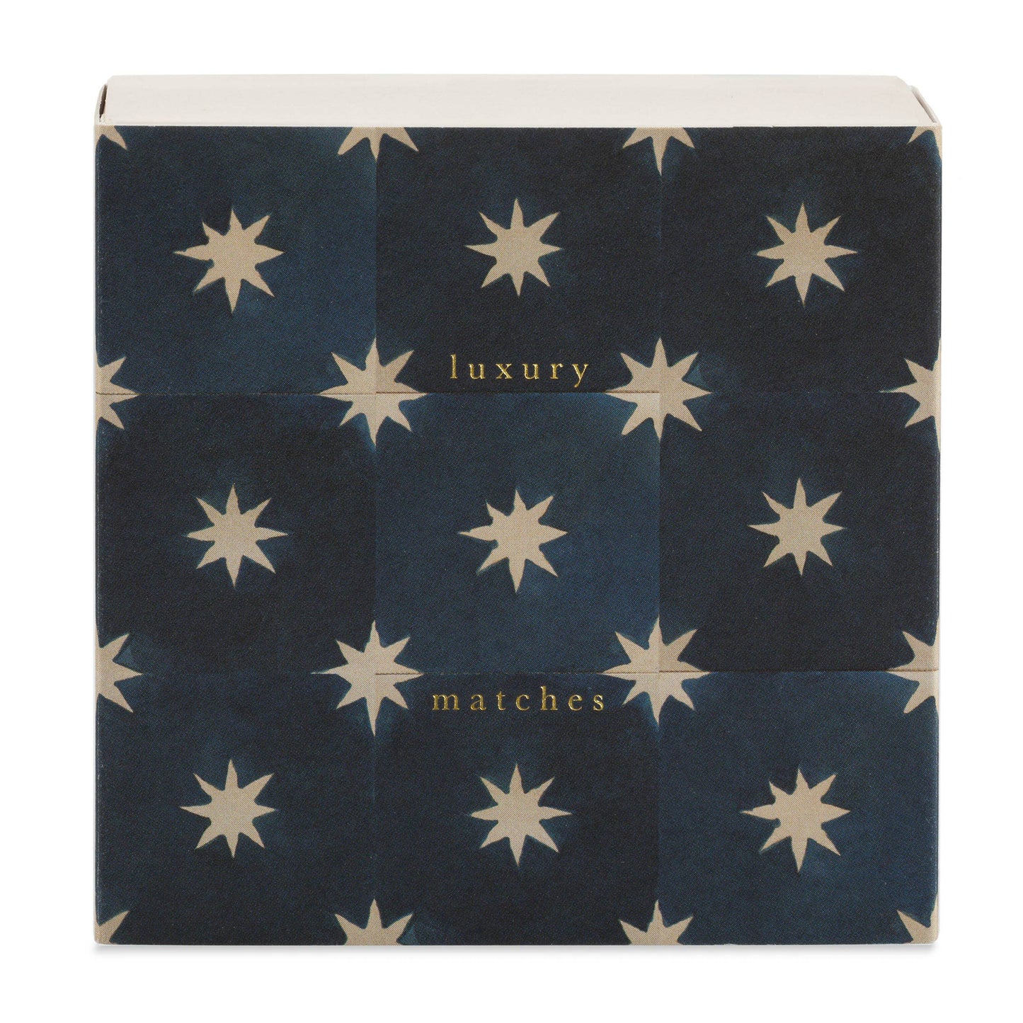 Navy Star Tile | Square - Christmas Safety Matches🎄