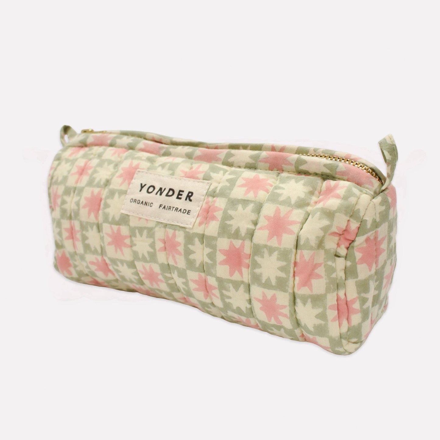 Quilted Barrel Case | Pinwheel | Peppermint pre order