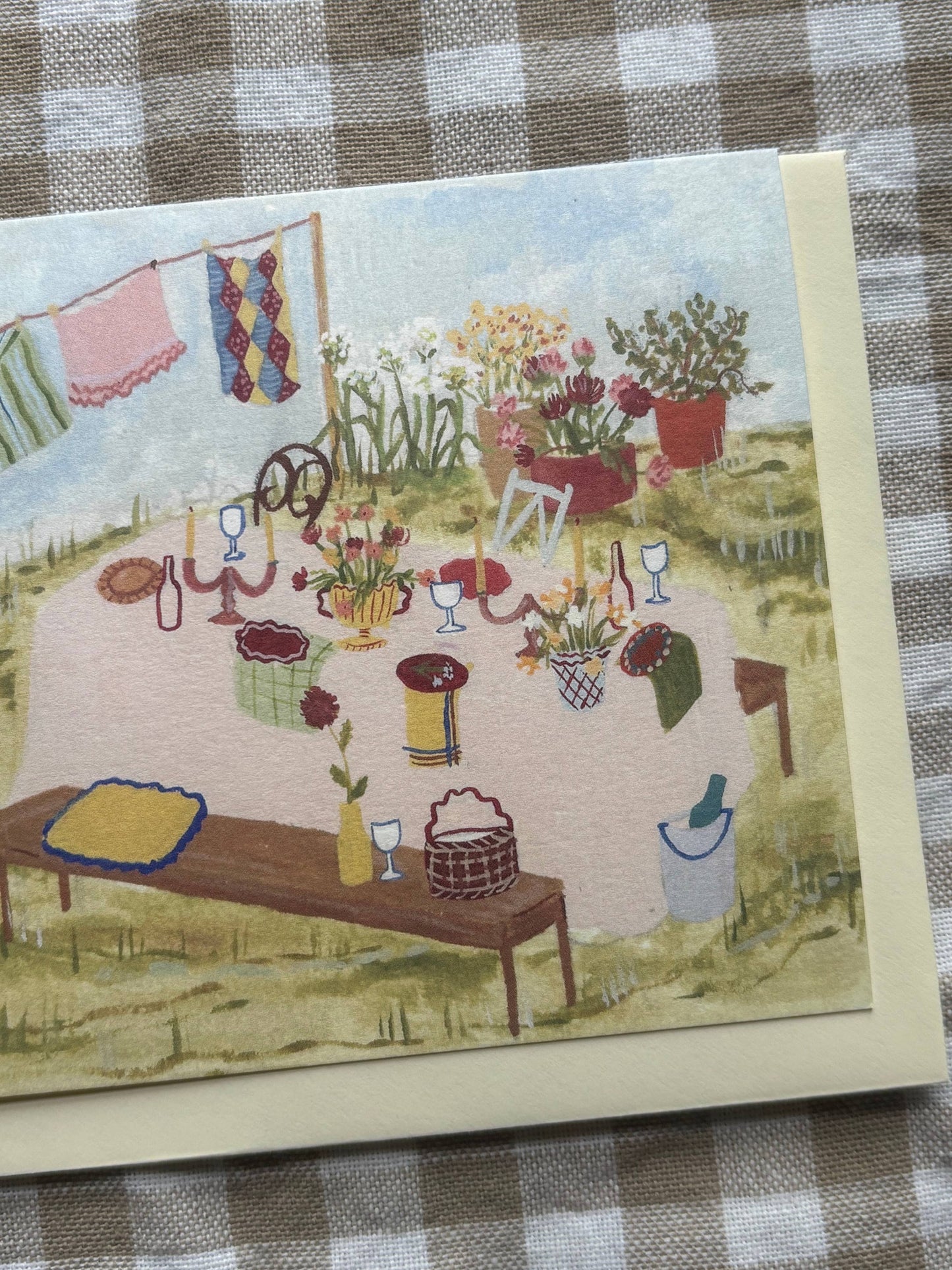 Summer Hosting Cottage greeting card