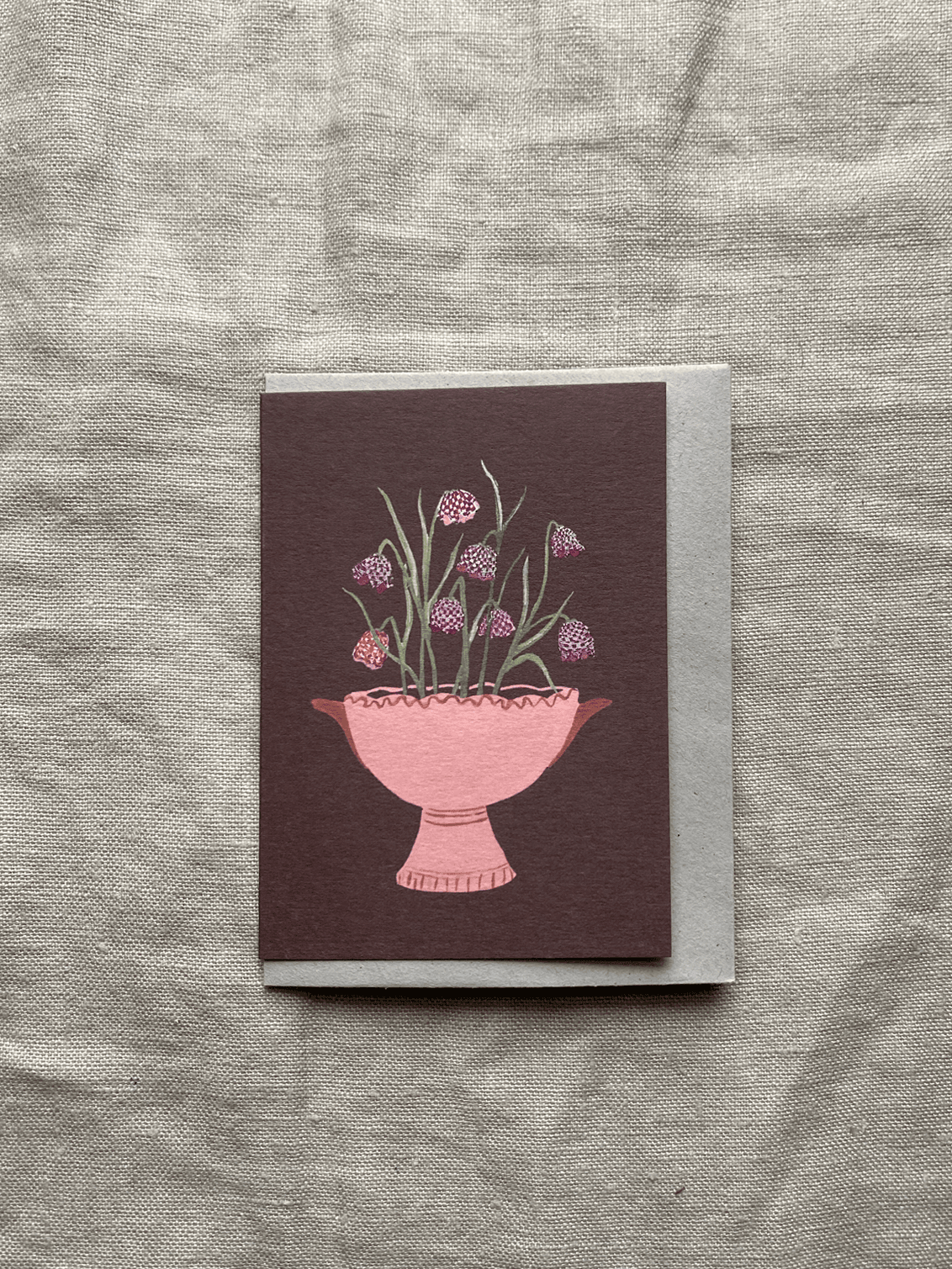 Fritillaria Floral Mini Card