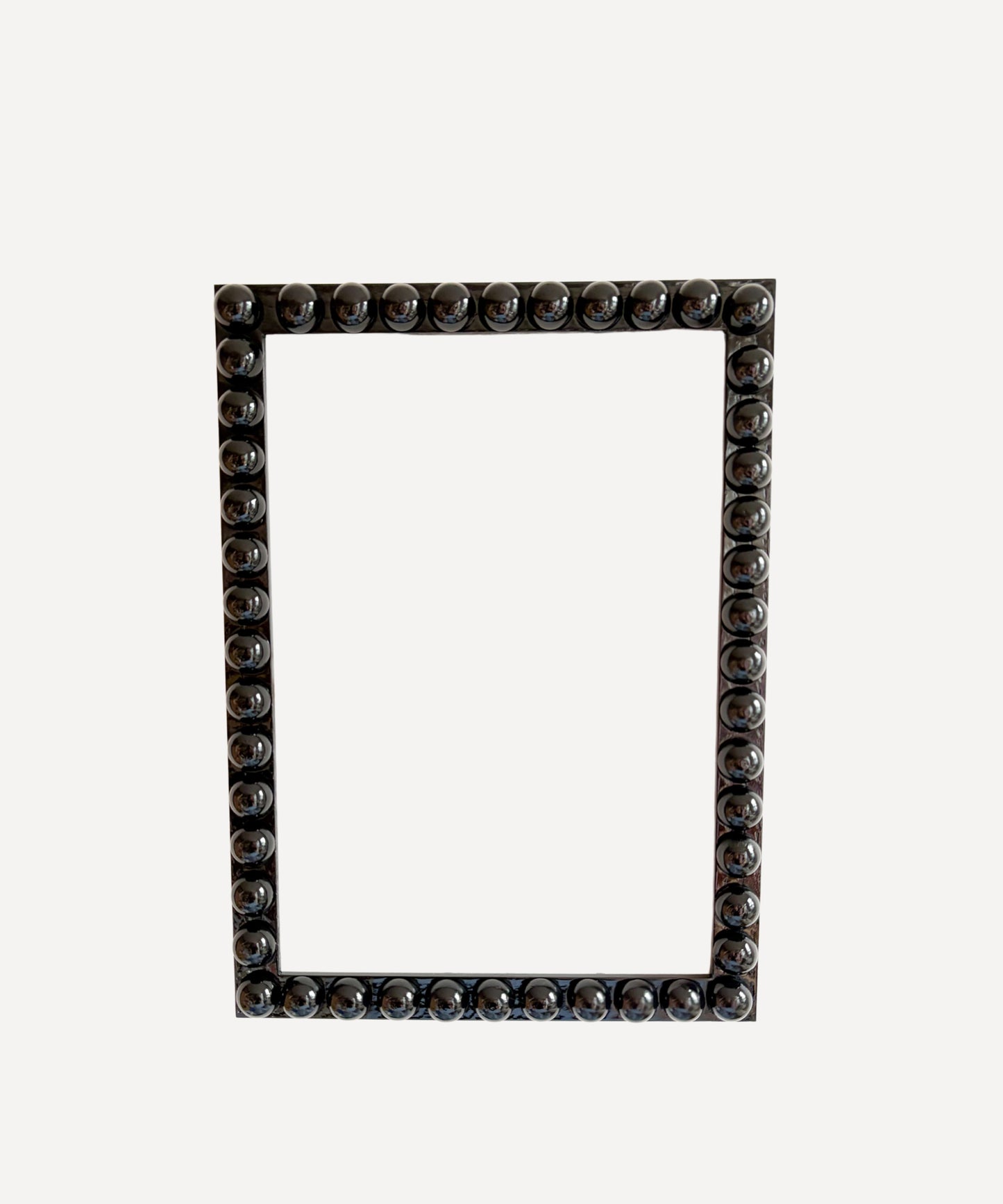 Black Wooden Bobbin Frame