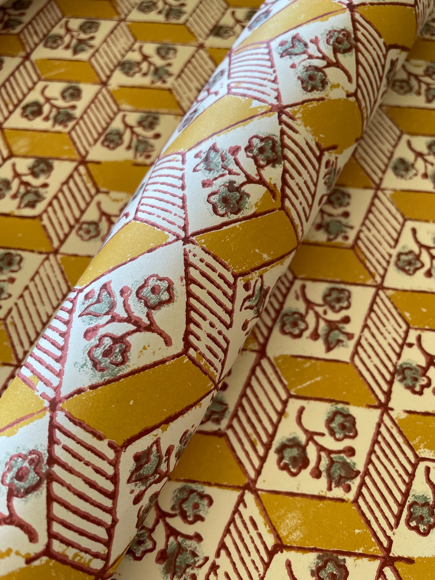 Italian Floral Gift Wrapping Paper