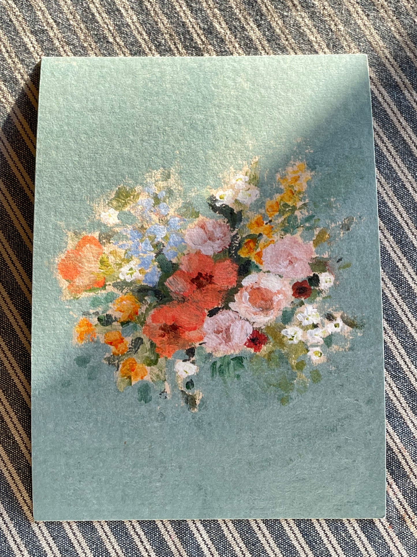 Brittany Smith Studio Blue Wildflower print