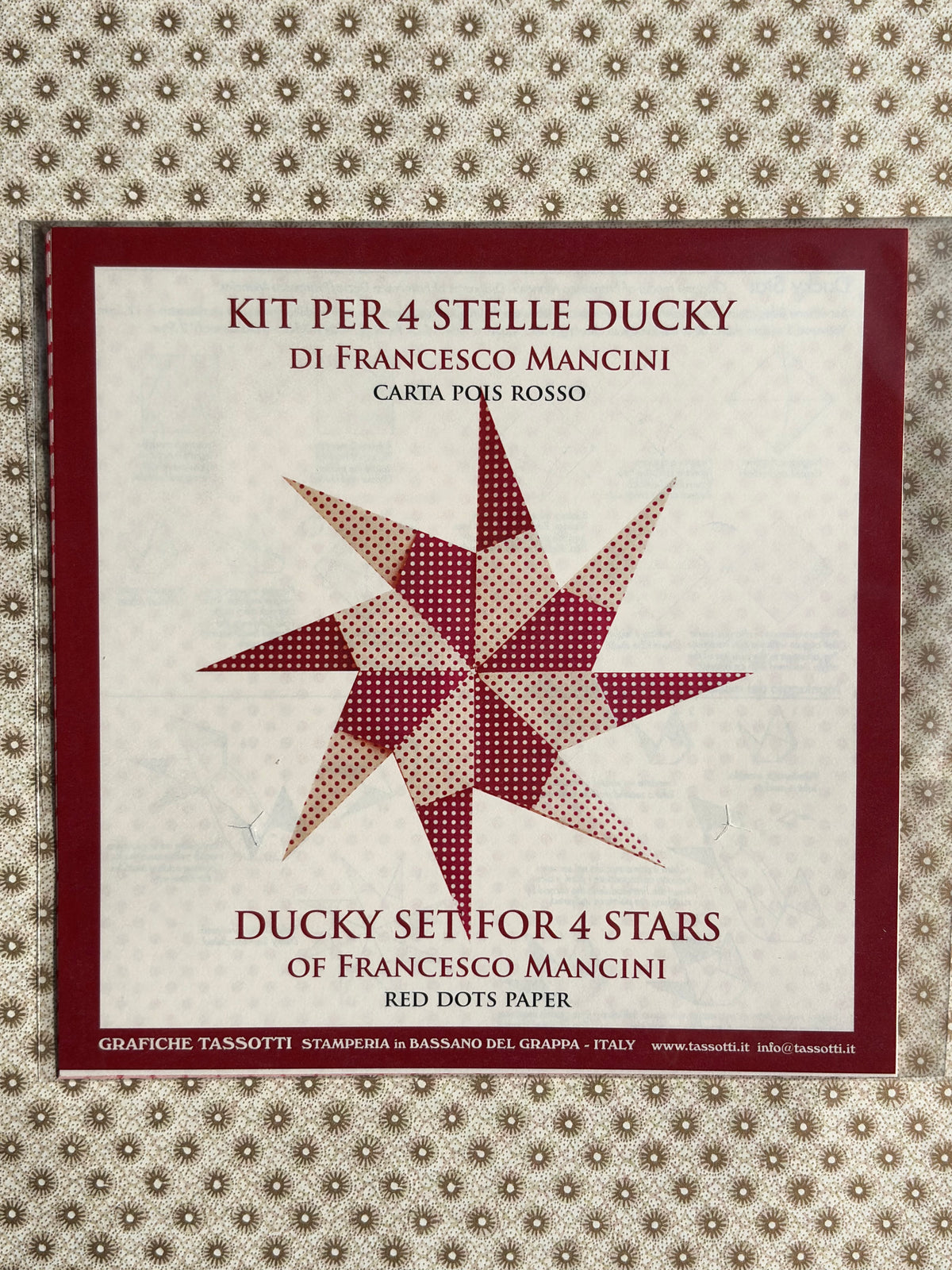 Origami Italian Paper Christmas Star
