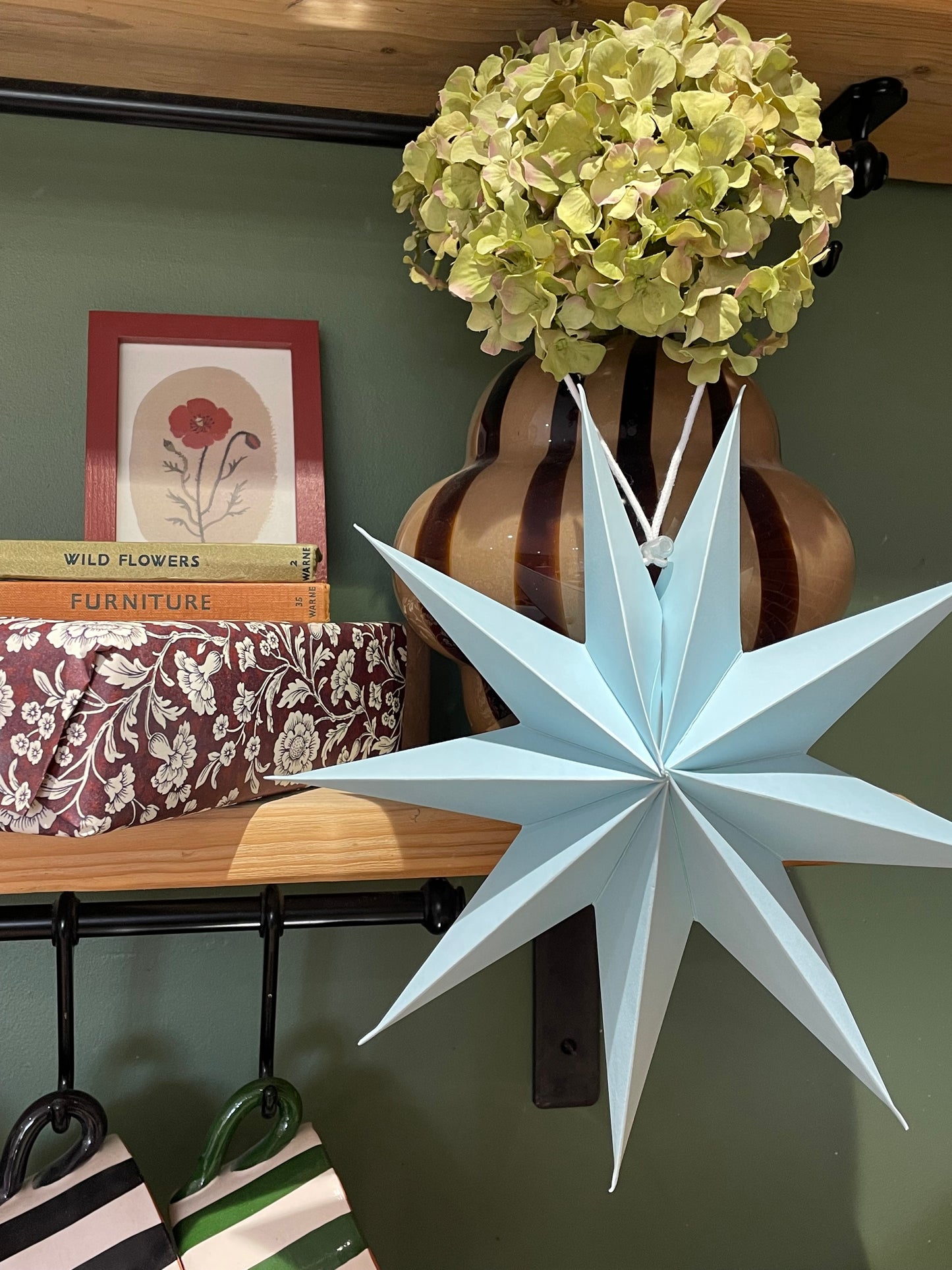 3d Card Star Christmas Decorations