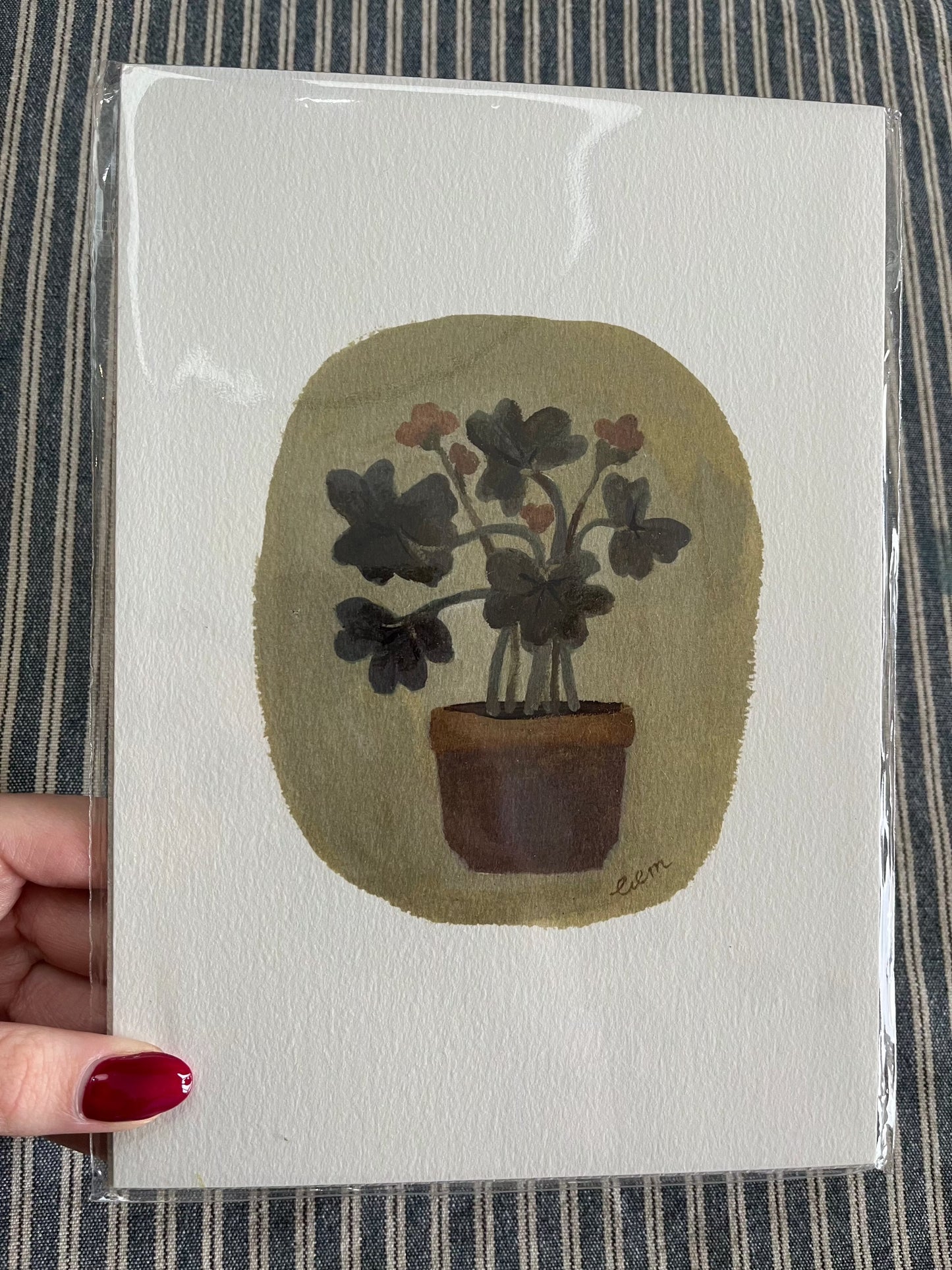 Potted Plant A5 Print