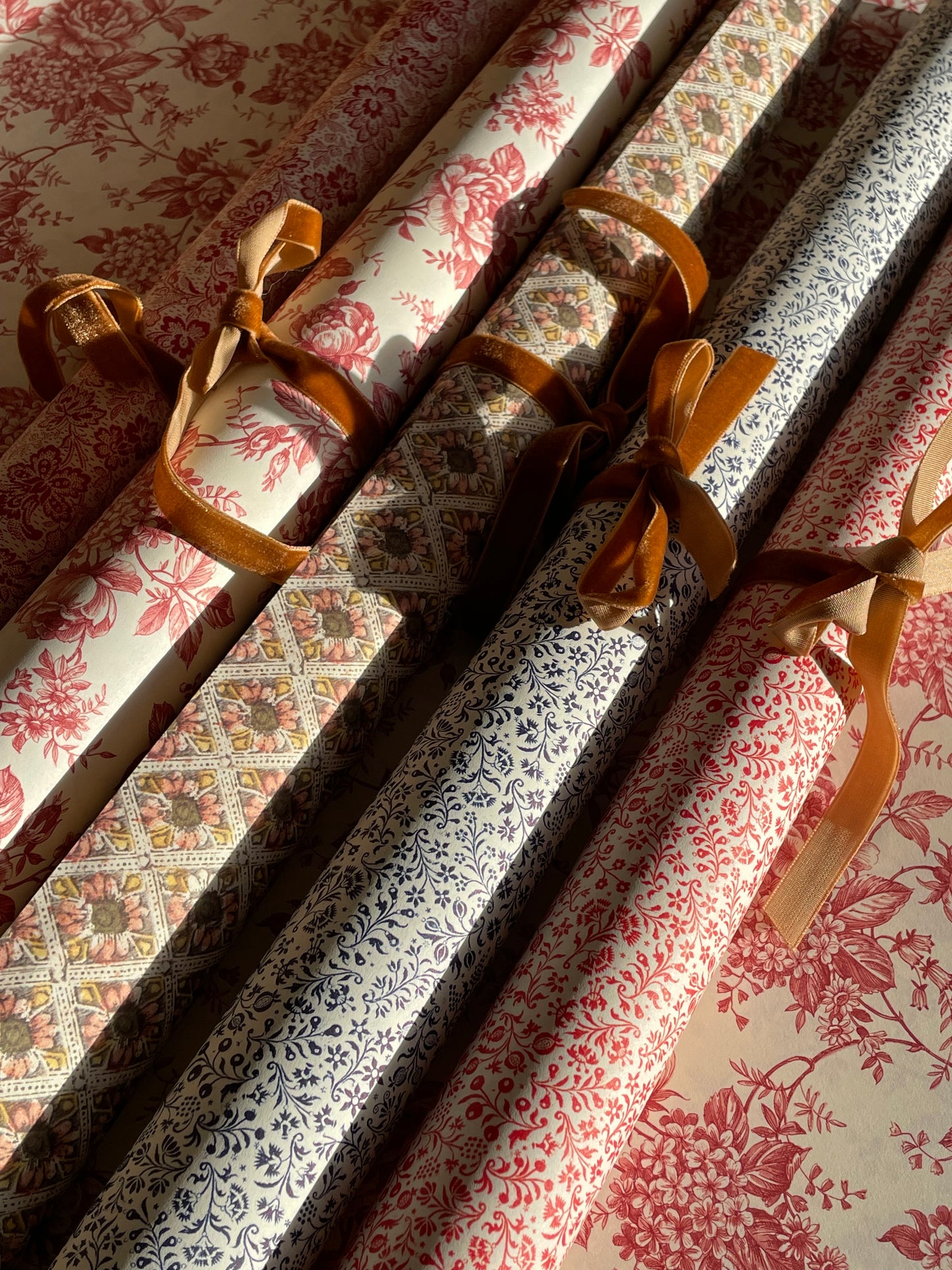 Italian Floral Gift Wrapping Paper