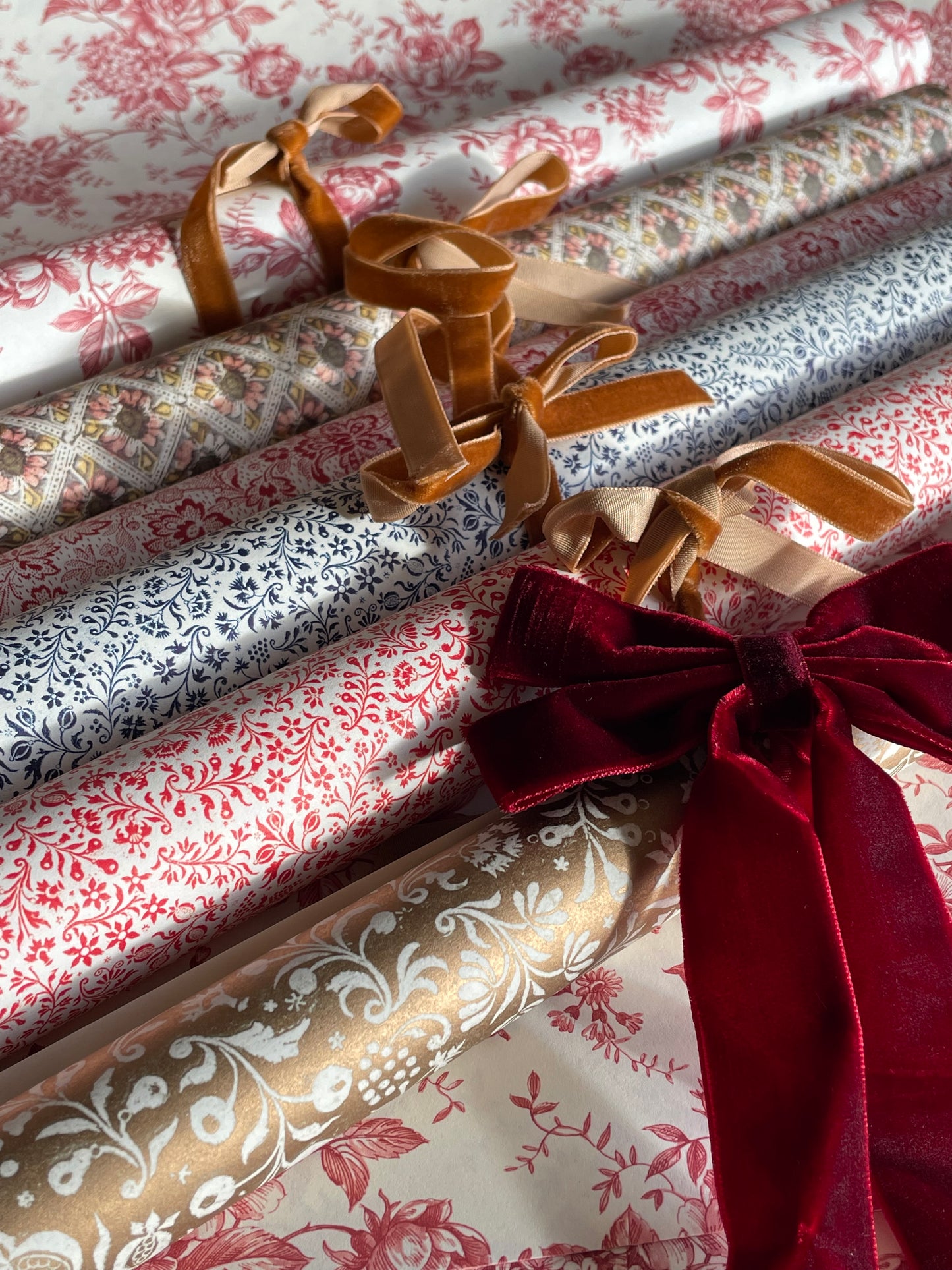 Italian Floral Gift Wrapping Paper