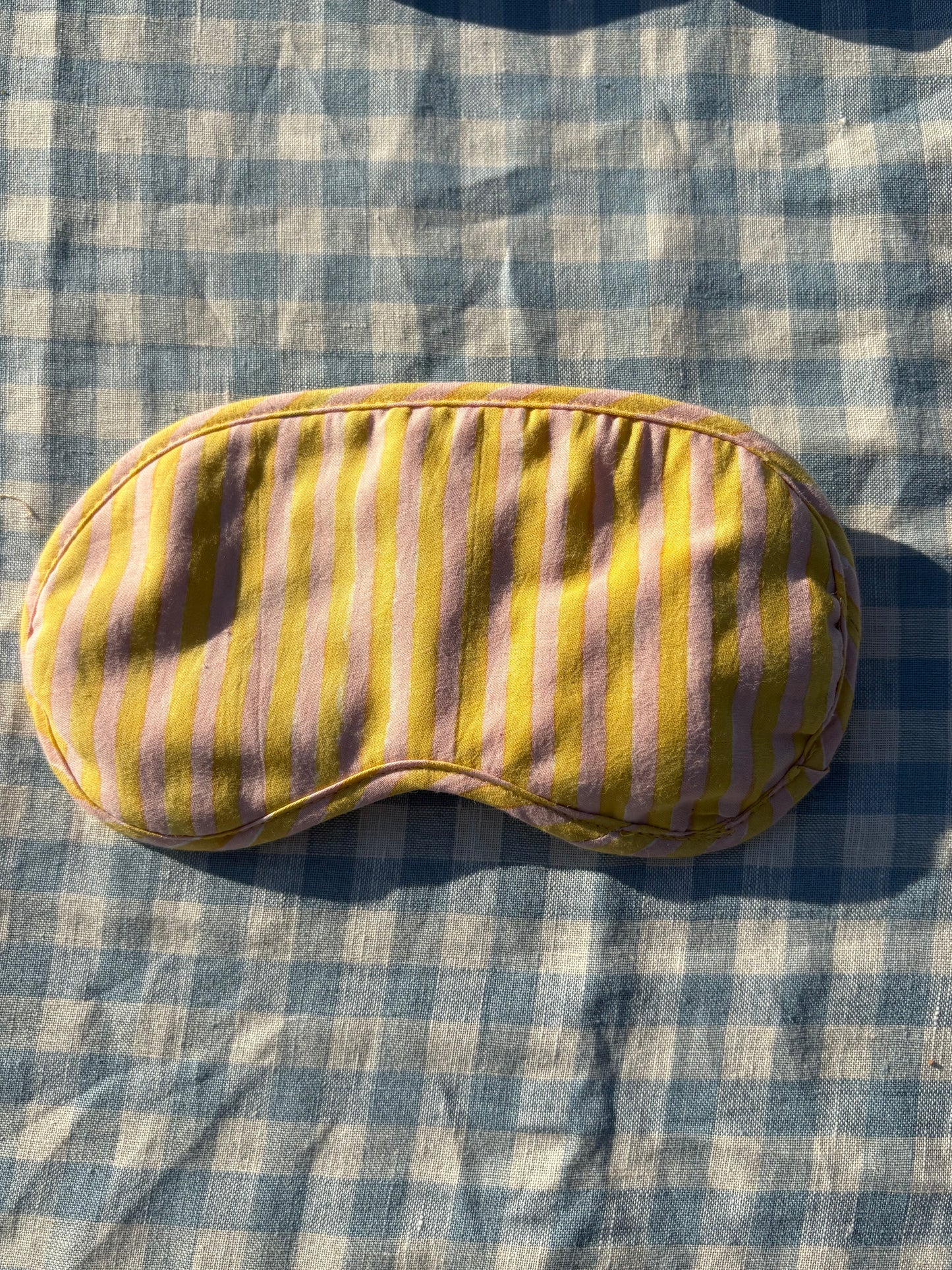 Organic Cotton Eye Mask | Custard