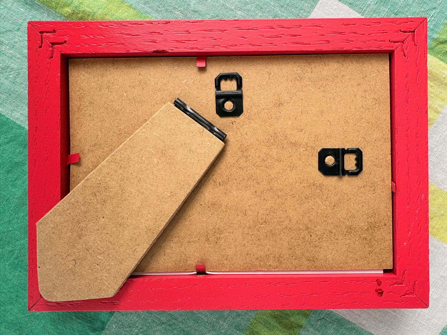 Raspberry Bobbin Frame with Brittany Smith floral print