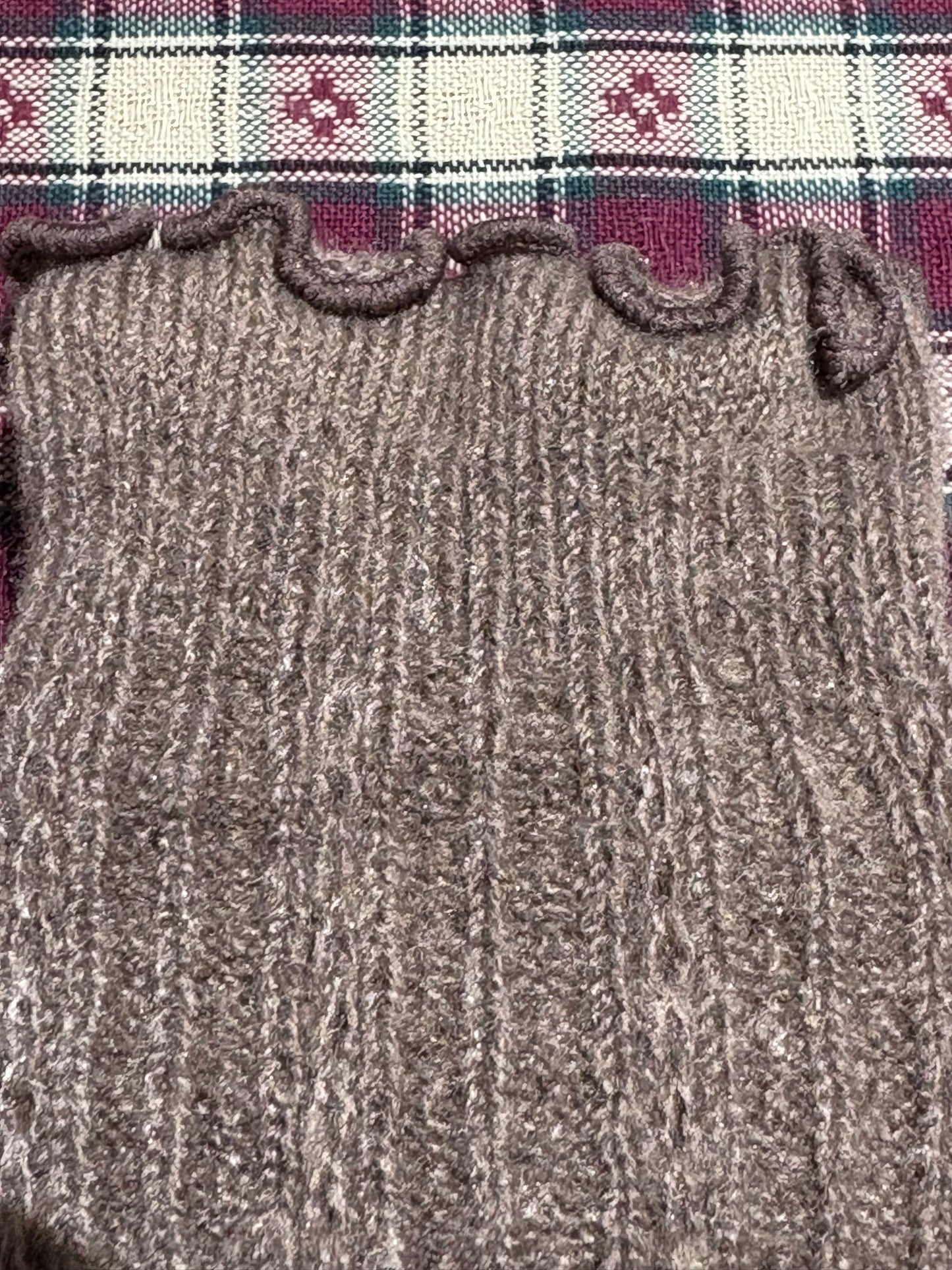 Happy Knits Ruffle Knitted Wool Socks