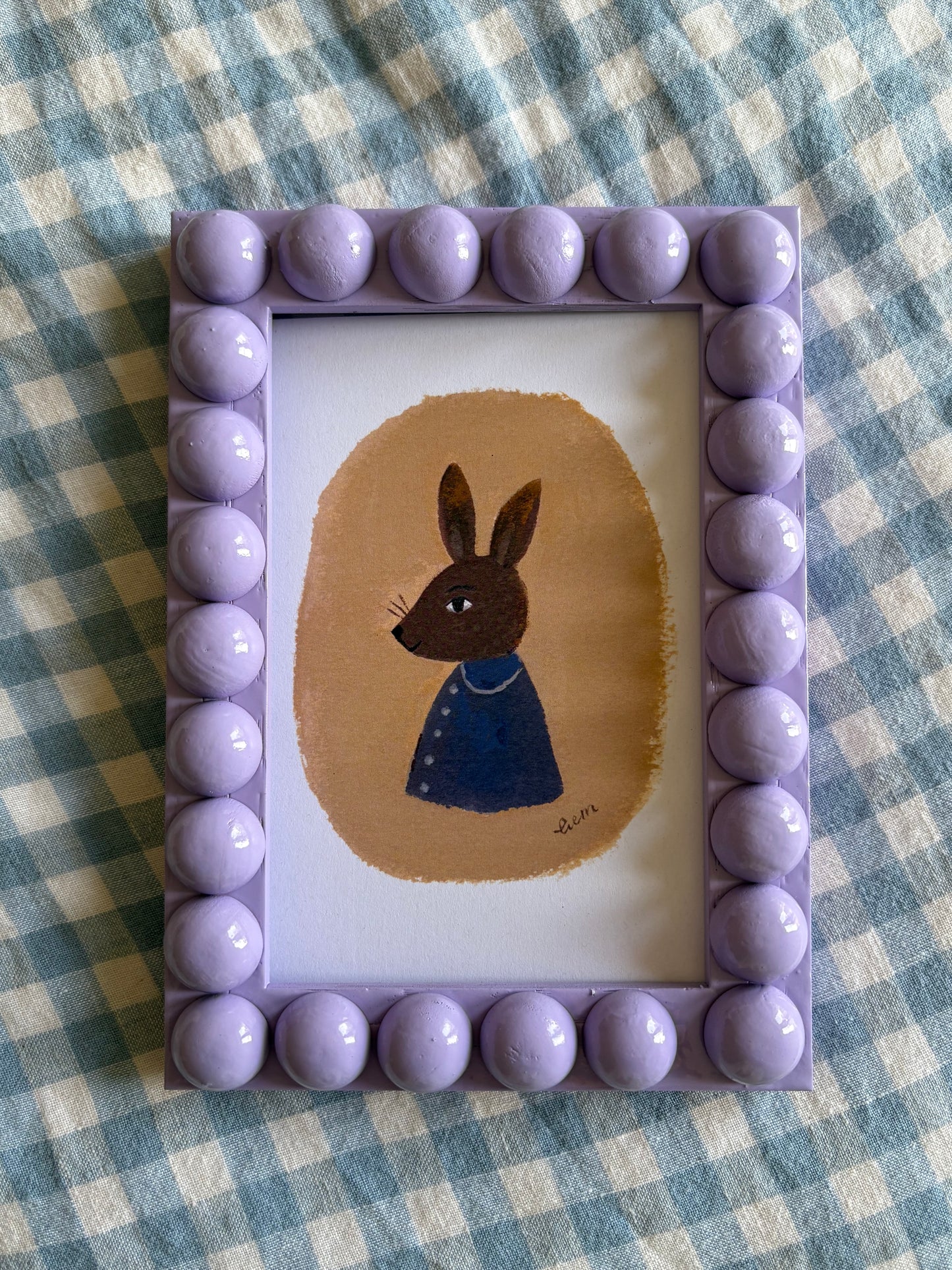Lilac Wooden Bobbin Frame
