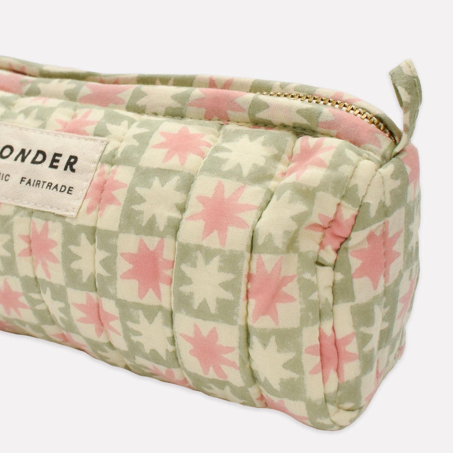 Quilted Barrel Case | Pinwheel | Peppermint pre order