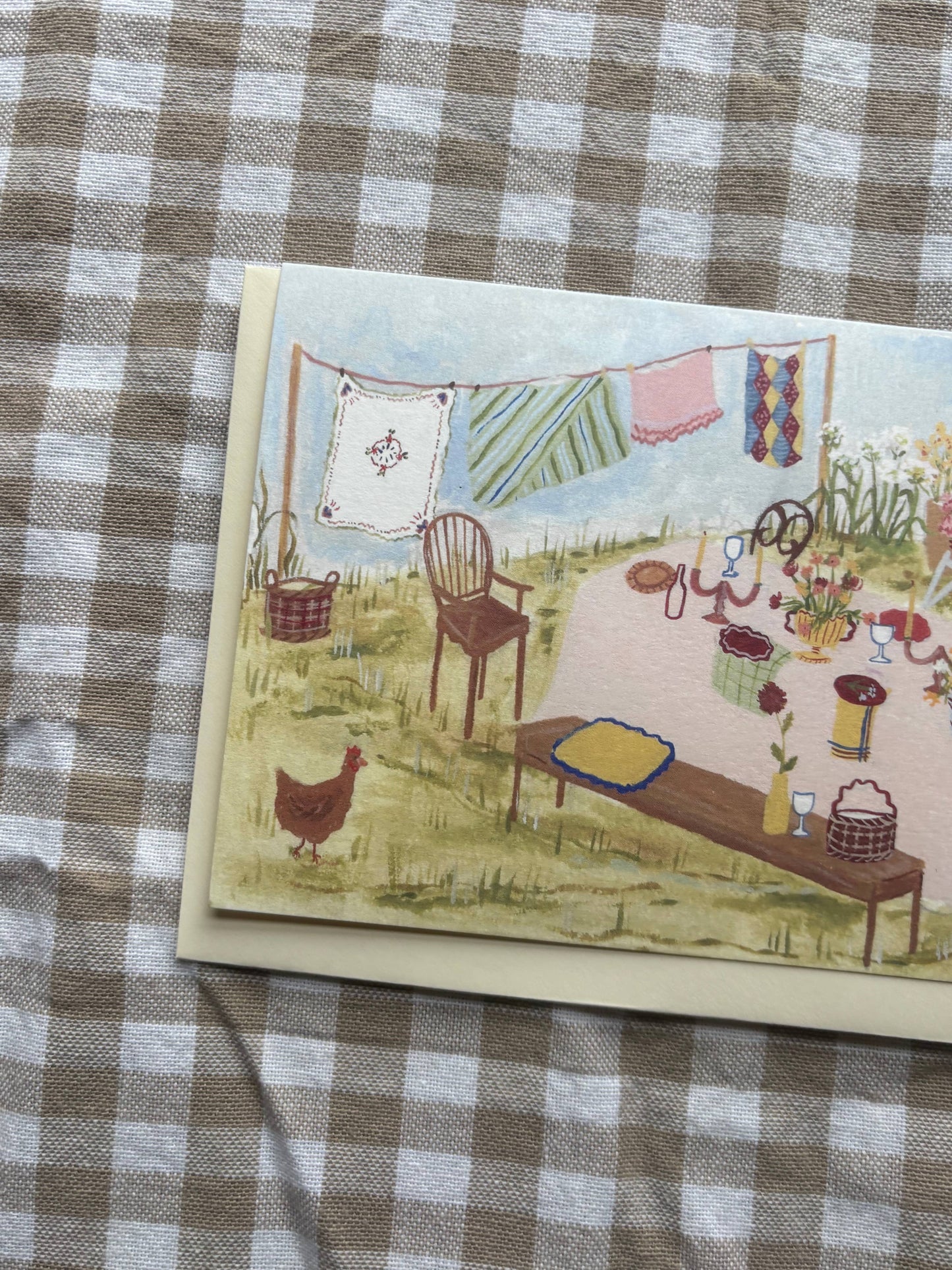 Summer Hosting Cottage greeting card