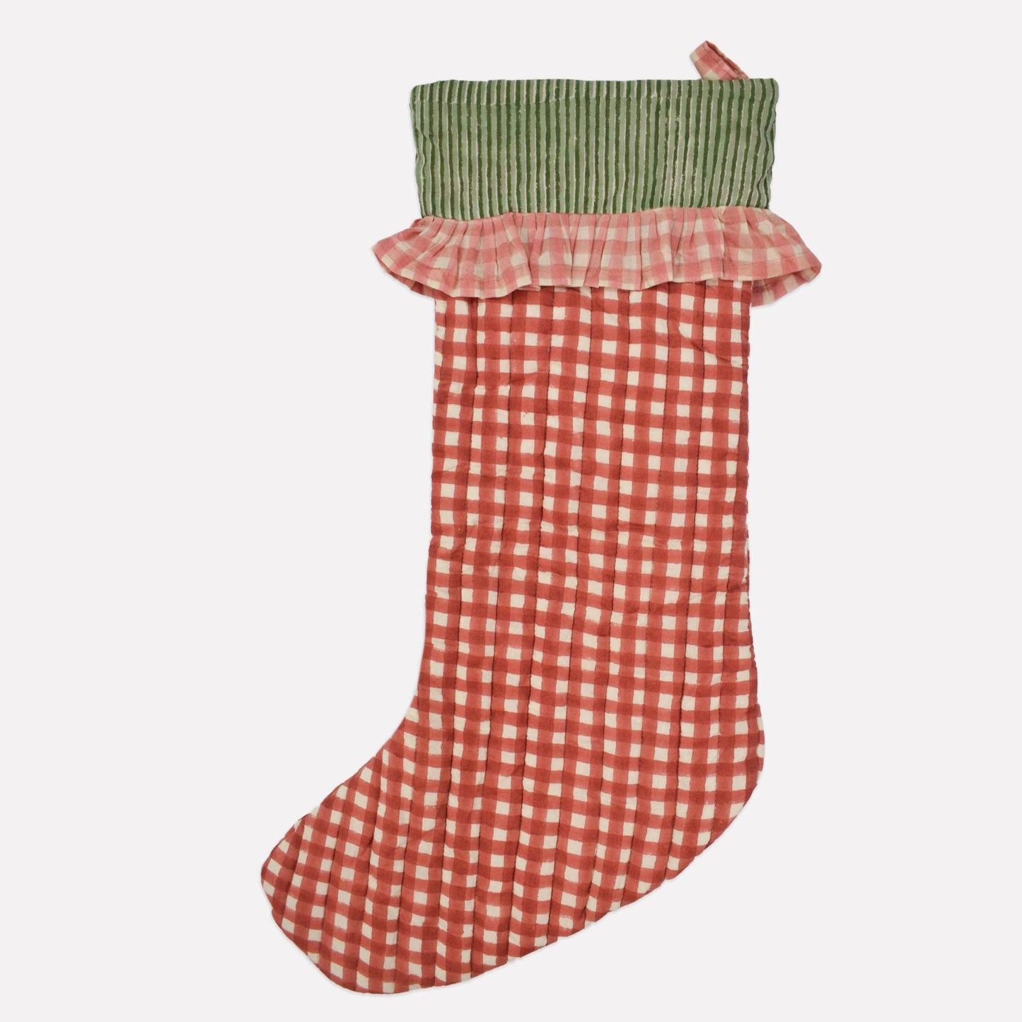 Christmas Stocking | Gingham | Ginger pre order