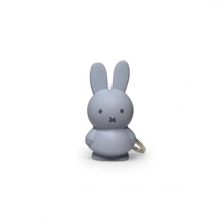 Miffy Keyring - Silver Blue - 6cm Official Licenced