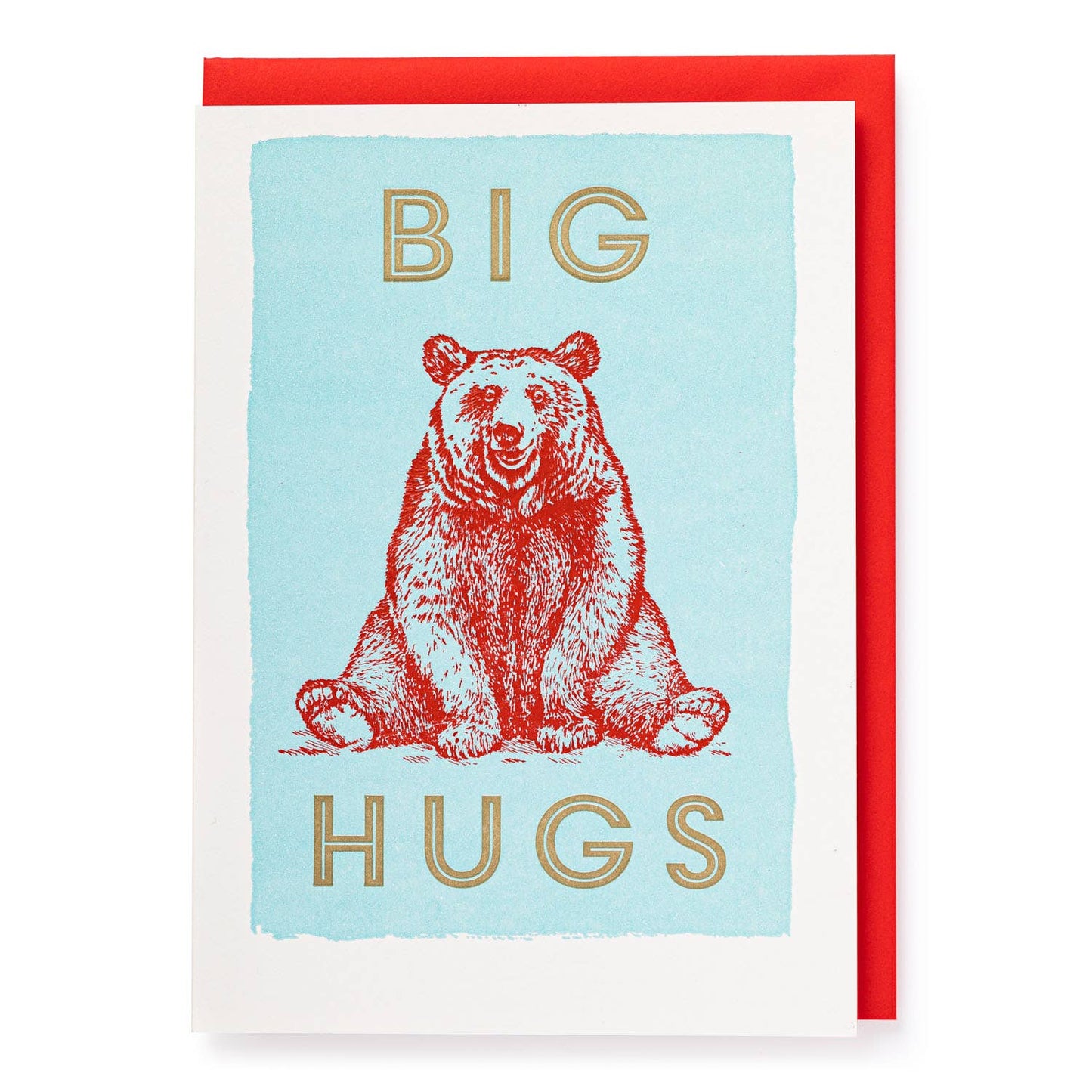 Big Hugs | Letterpress Cards | Large Cards