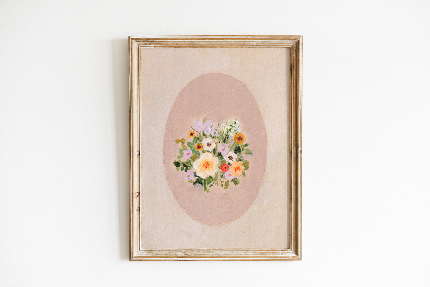 Brittany Smith floral print Vignette XIV: 5" x 7"