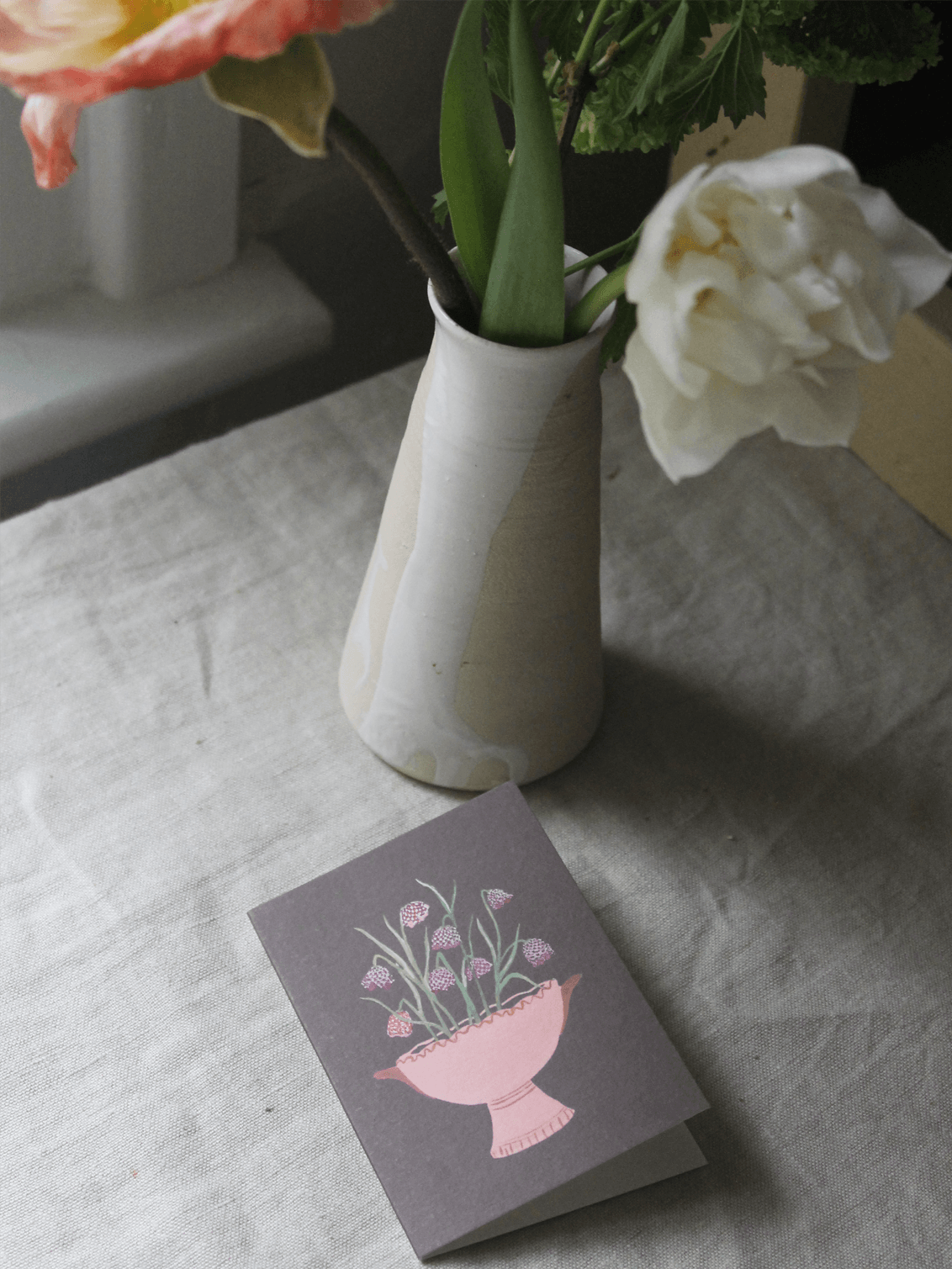 Fritillaria Floral Mini Card