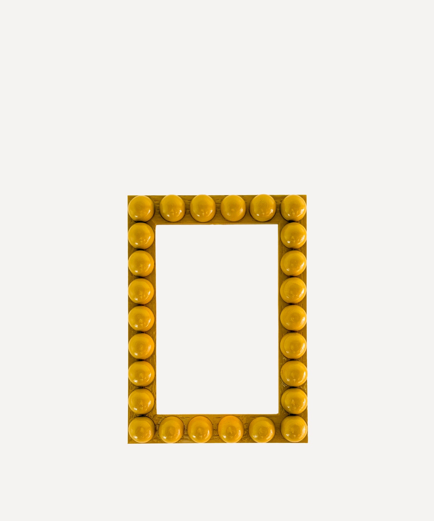 Mustard Wooden Bobbin Frame