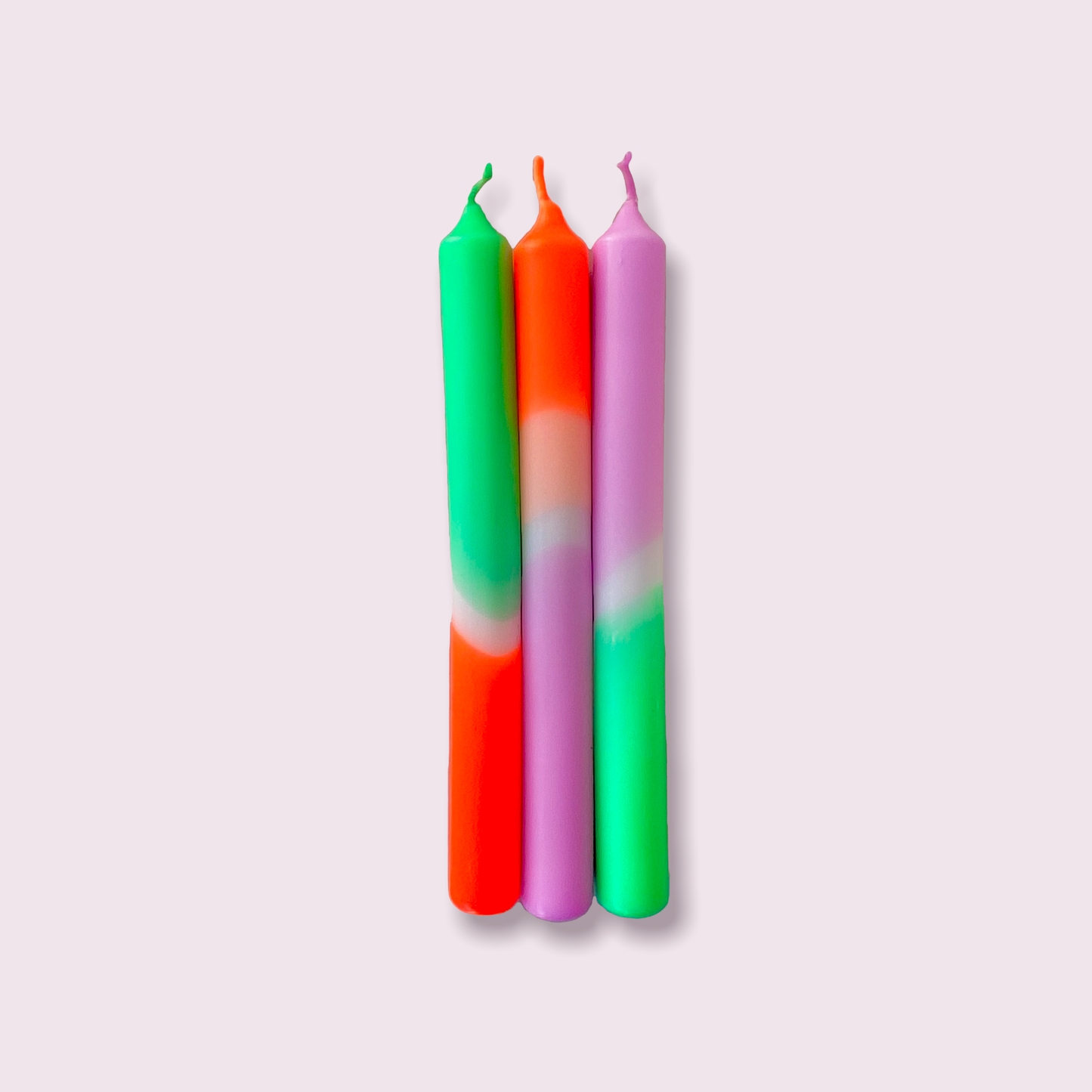 Pink Stories Dip Dye Neon Surfing Bondi Candles