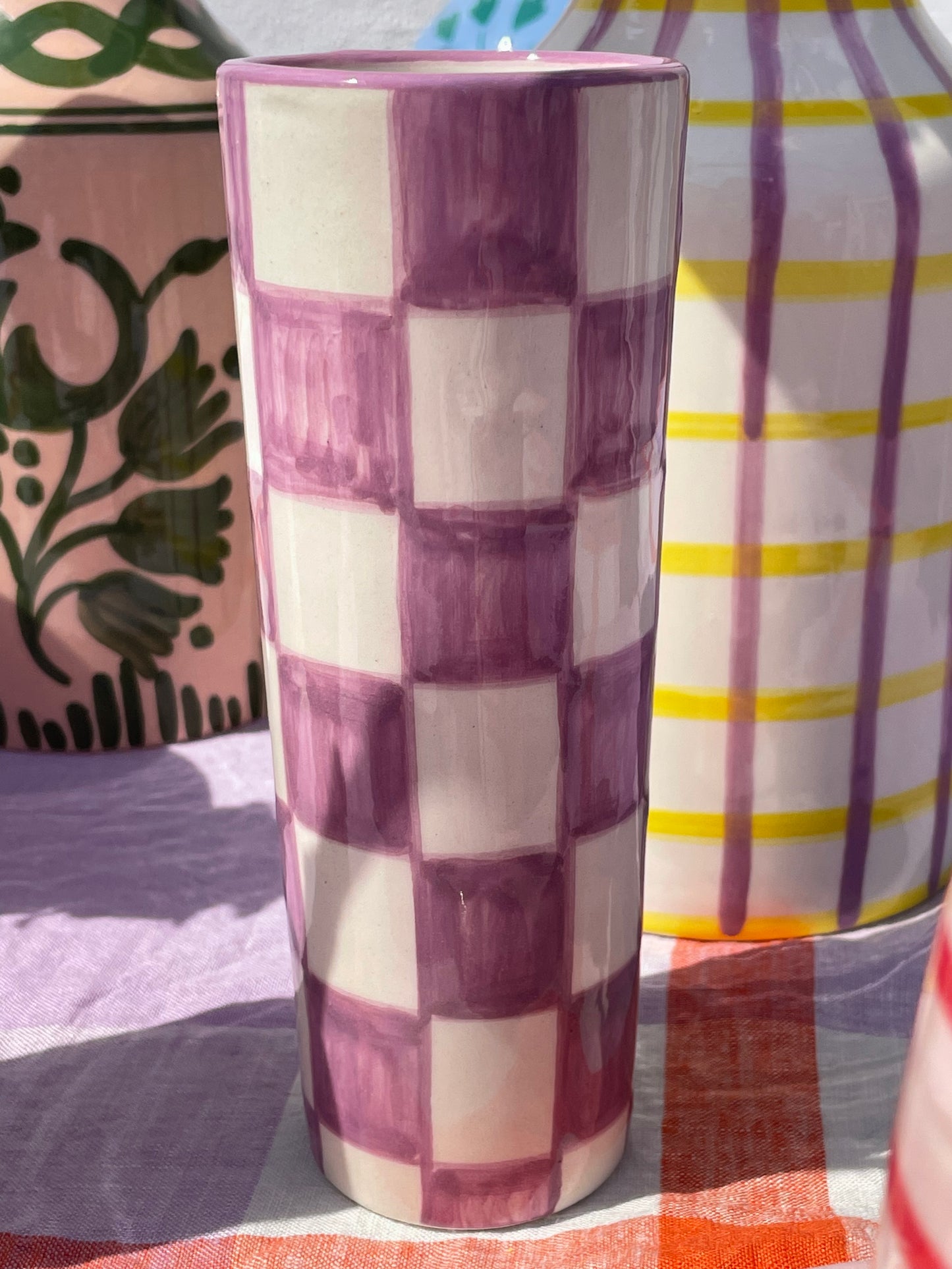 VAISSELLE Checkerboard Vase