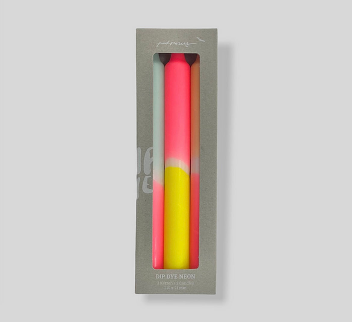 Pink Stories Sunshine Club, Dip Dye Candles