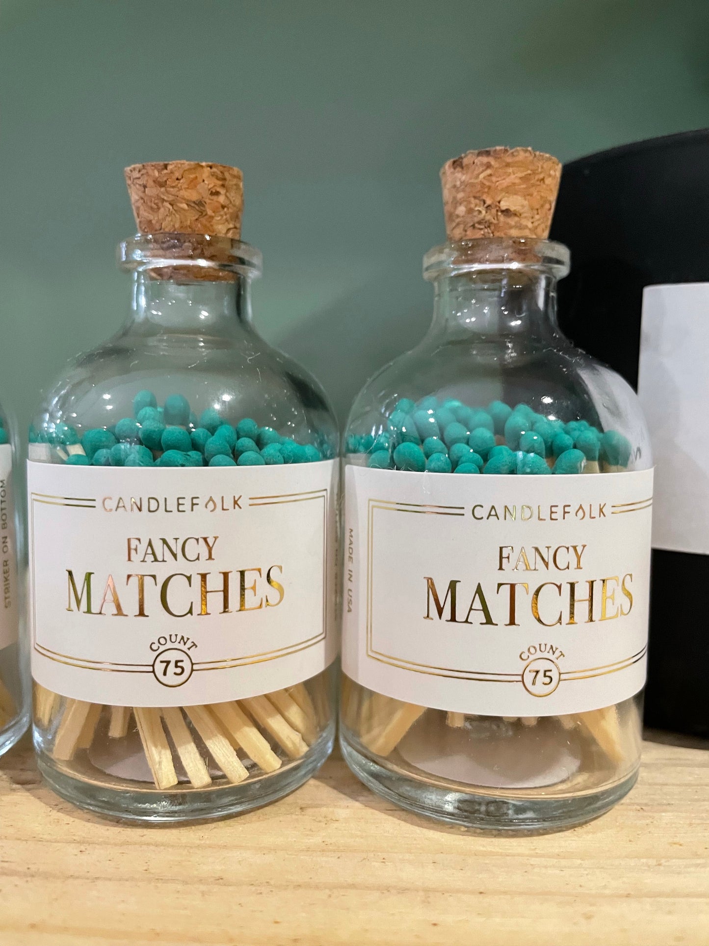 Matches In A Cute Glass Bottle