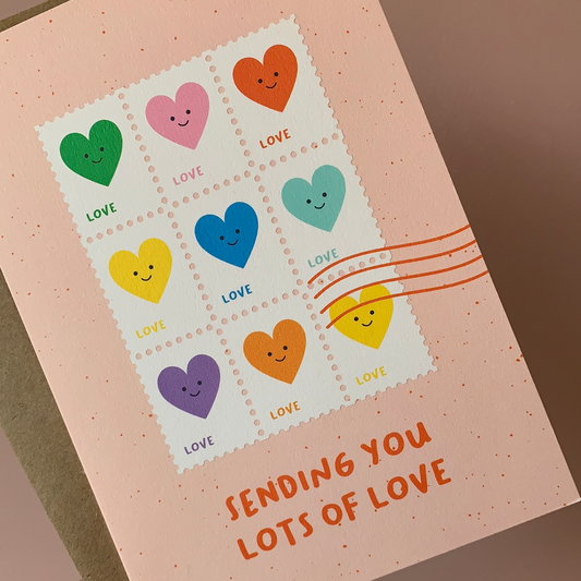 Sending You Lots Of Love Card