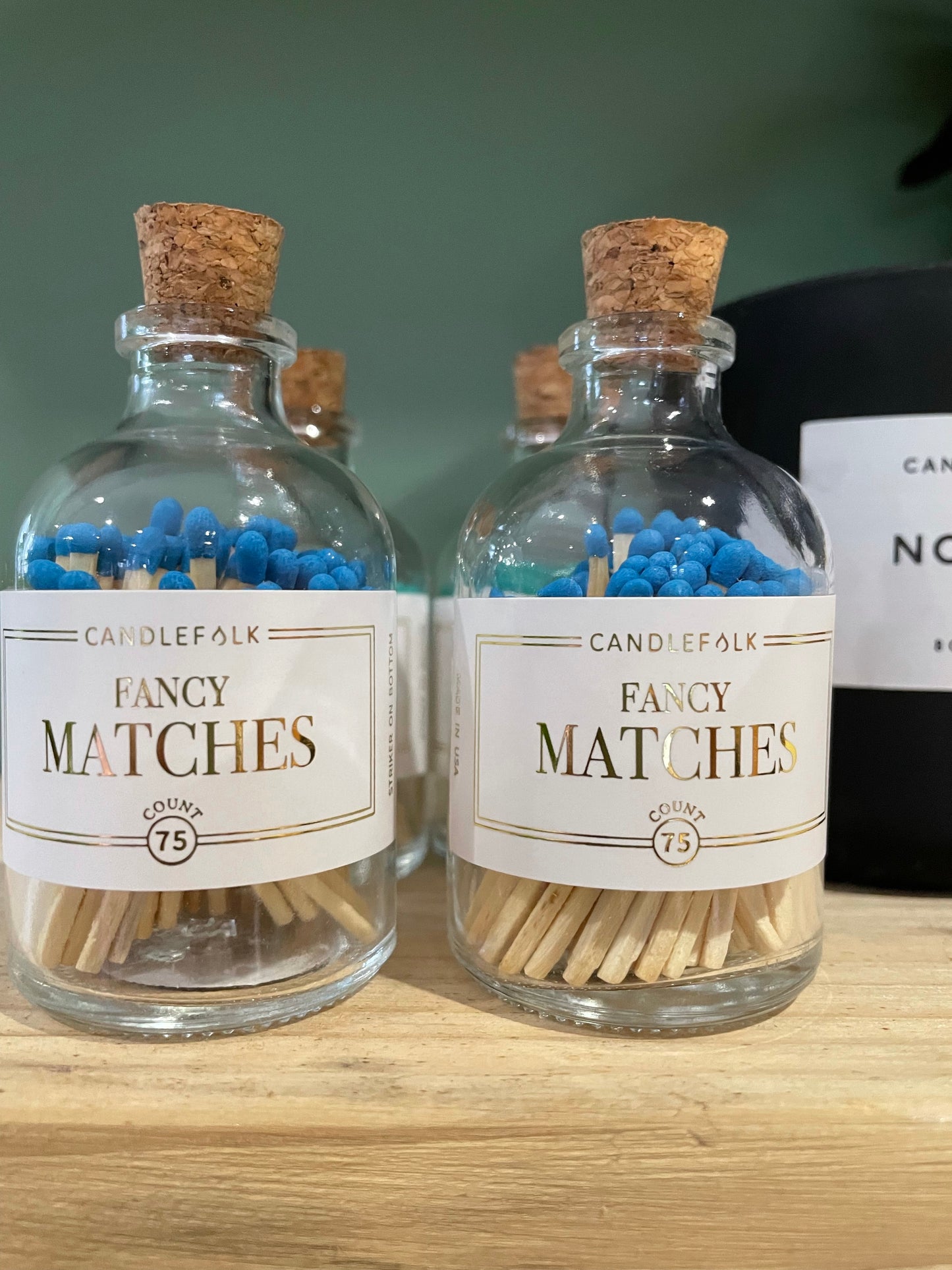 Matches In A Cute Glass Bottle
