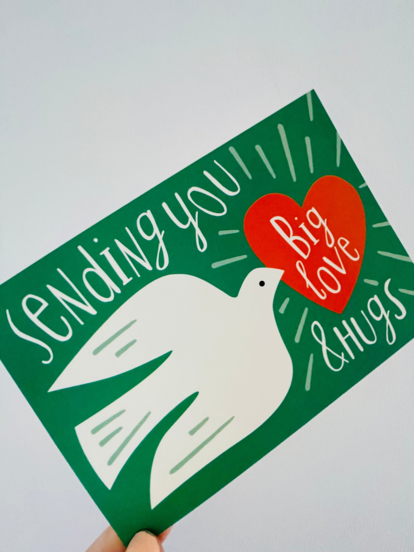 Postcard Sending You Big Love & Hugs