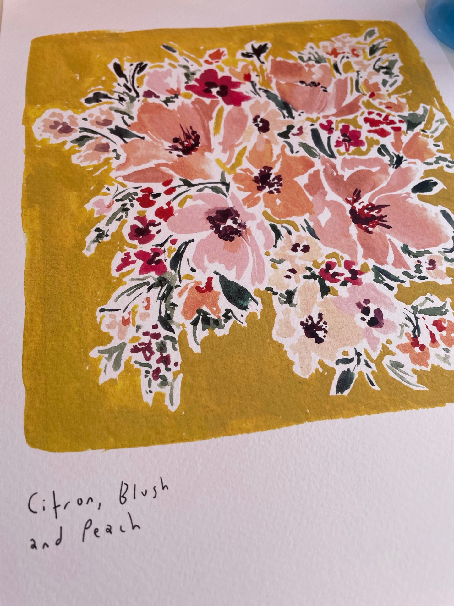 Yellow Floral Wall Art