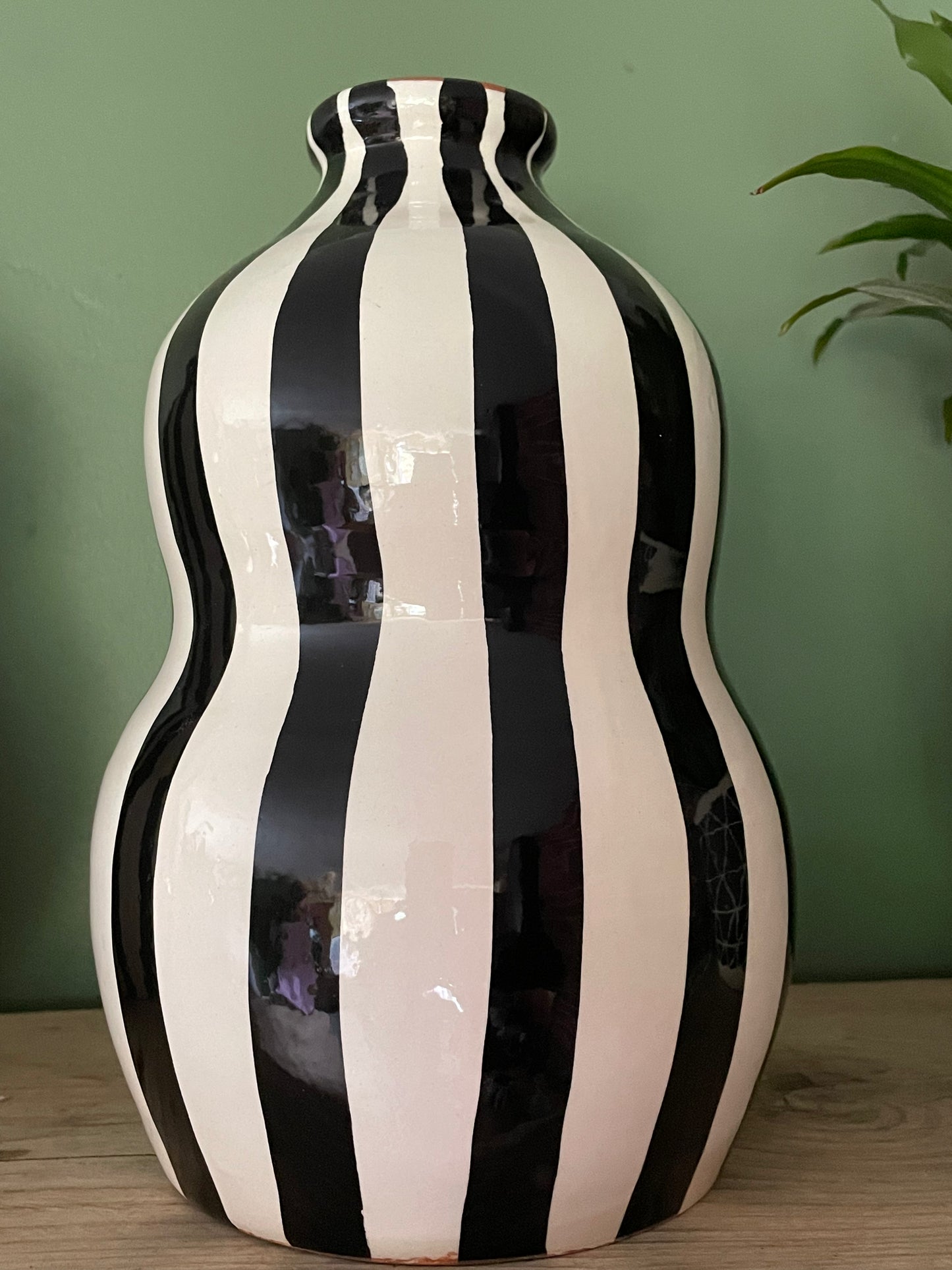 Casa Cabista Black Stripe Vase