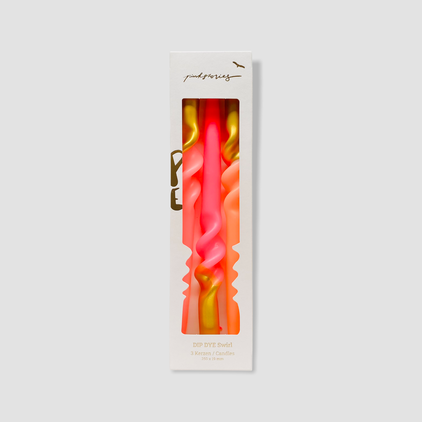 Luxury Season Limited Edition Pink and Gold Dip Dye Candles