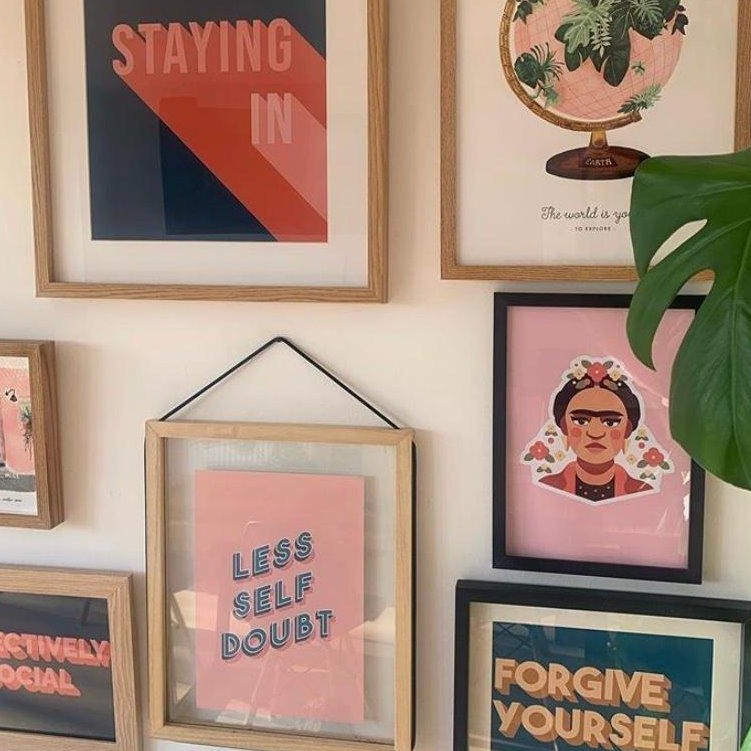 Staying In Typography Print
