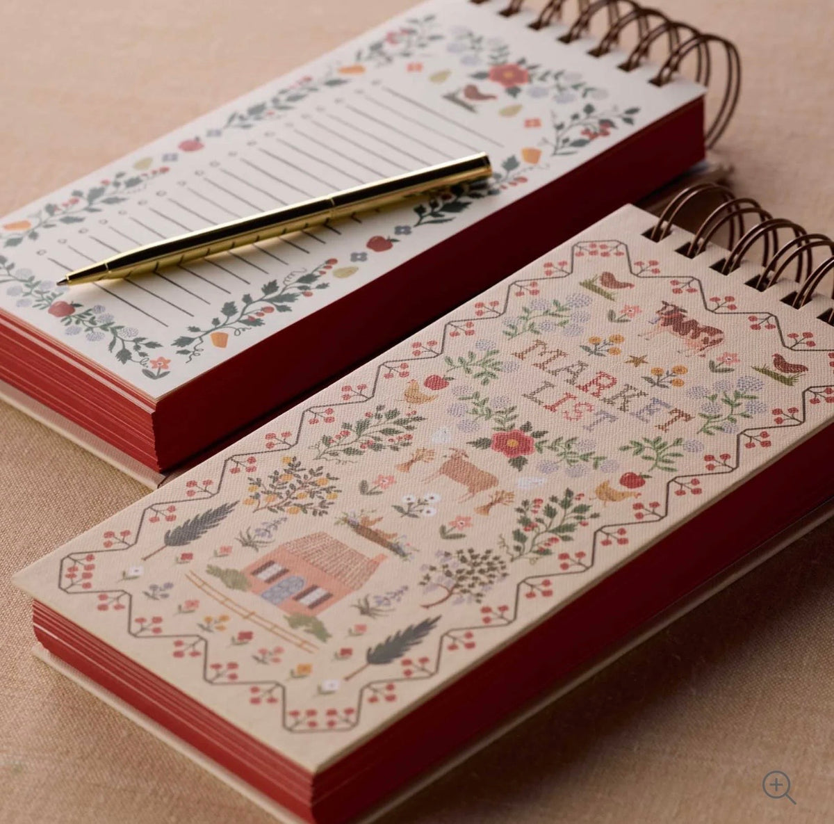 Home Sweet Home Spiral Market List Note Book