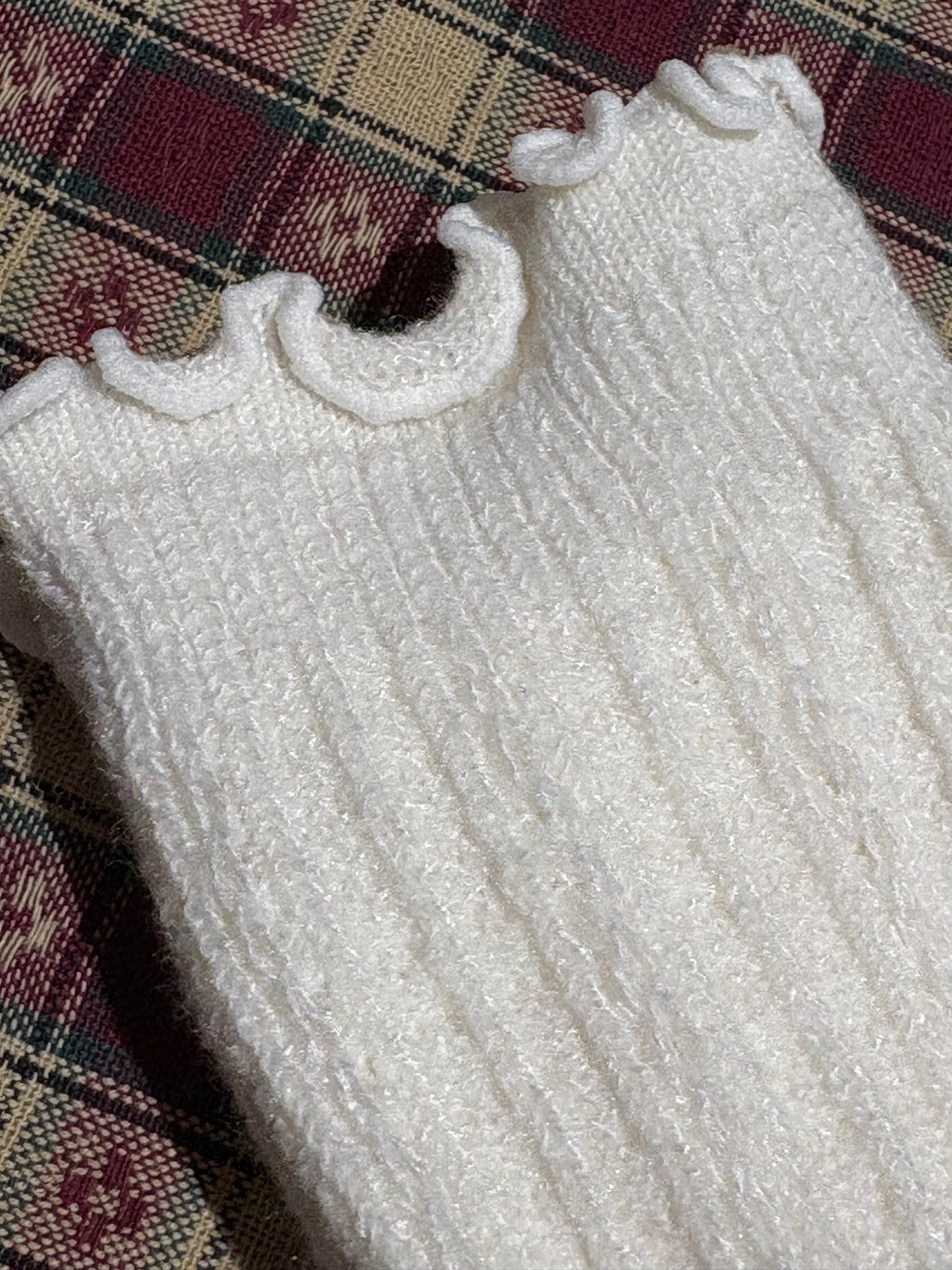 Happy Knits Ruffle Knitted Wool Socks