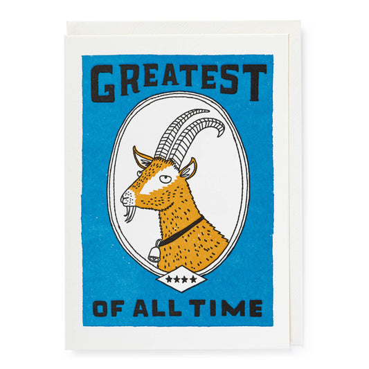 Greatest of All Time | Letterpress Cards | Large Cards