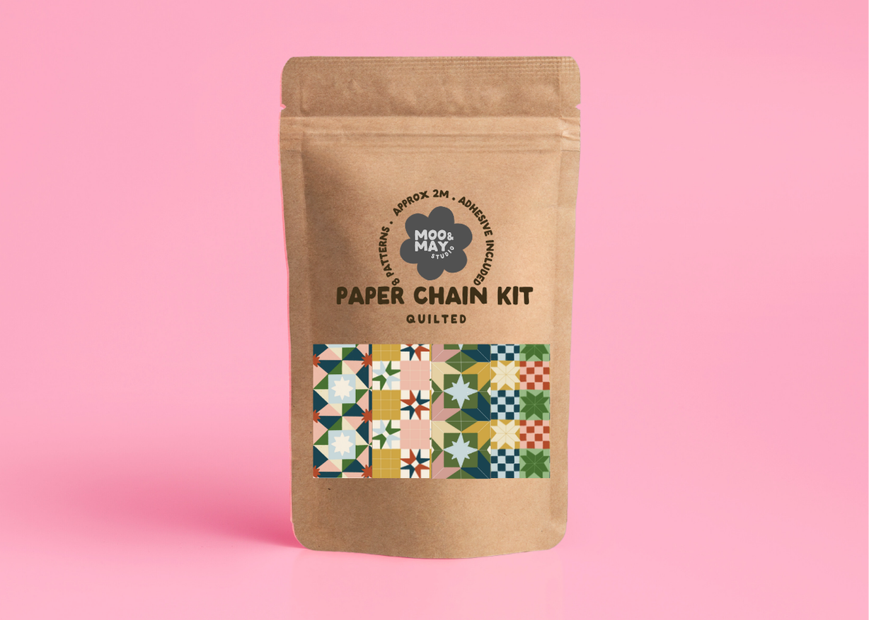 Quilted | Christmas Paper Chain Kit Maximalist