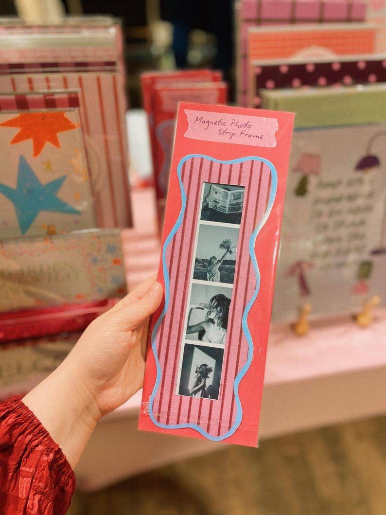 Magnetic Photo Strip Frame | Fridge Magnet stripes