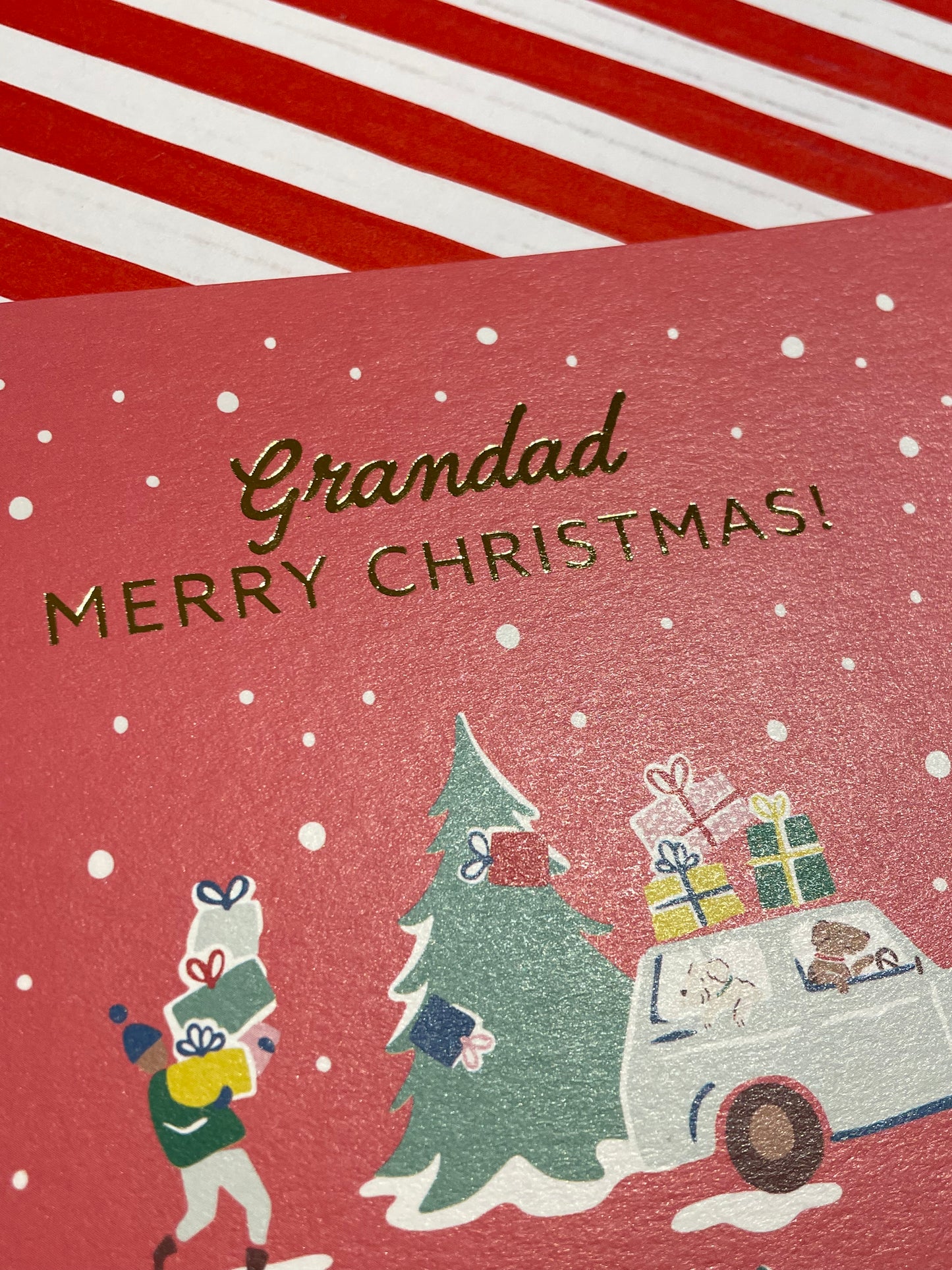 Cath Kidston Grandad Christmas Card