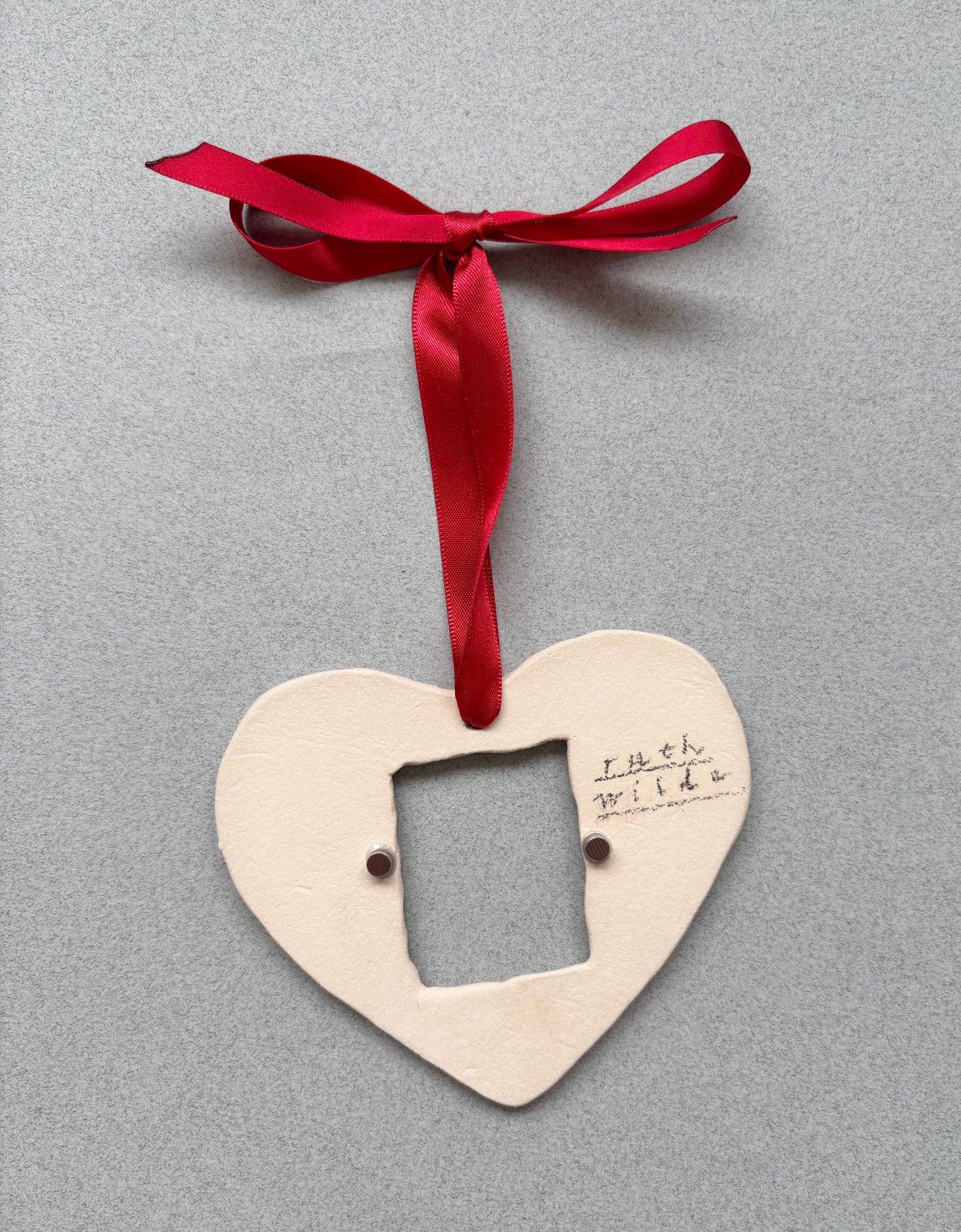 Red tulip photo frame