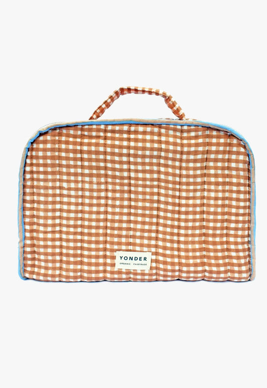 Organic Cotton  Travel Beauty Case | Fudge