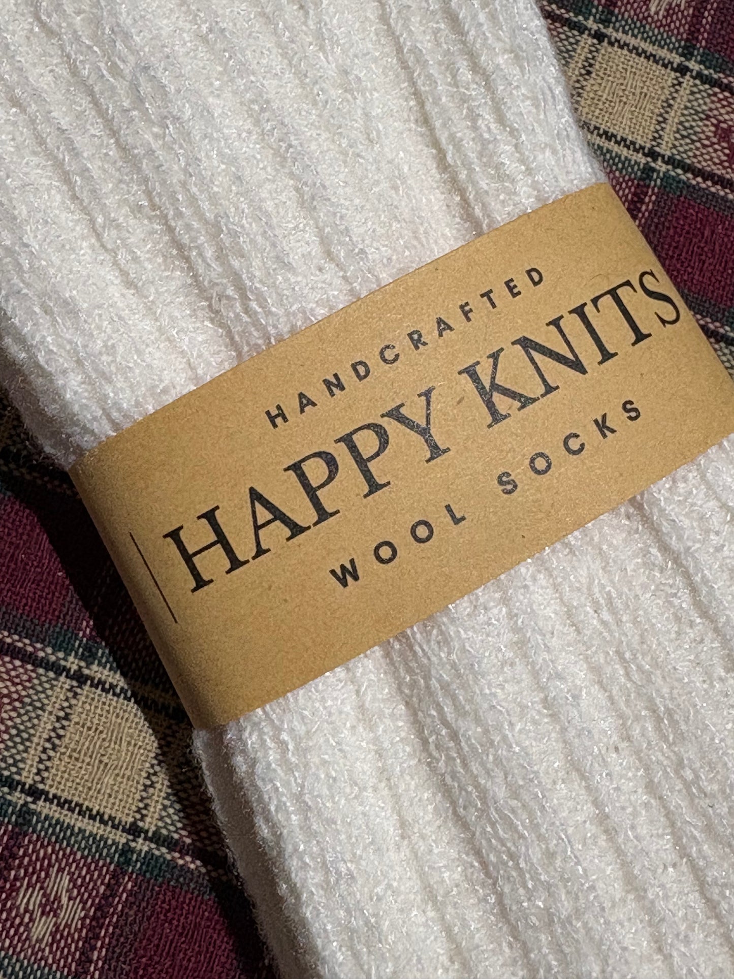 Happy Knits Ruffle Knitted Wool Socks