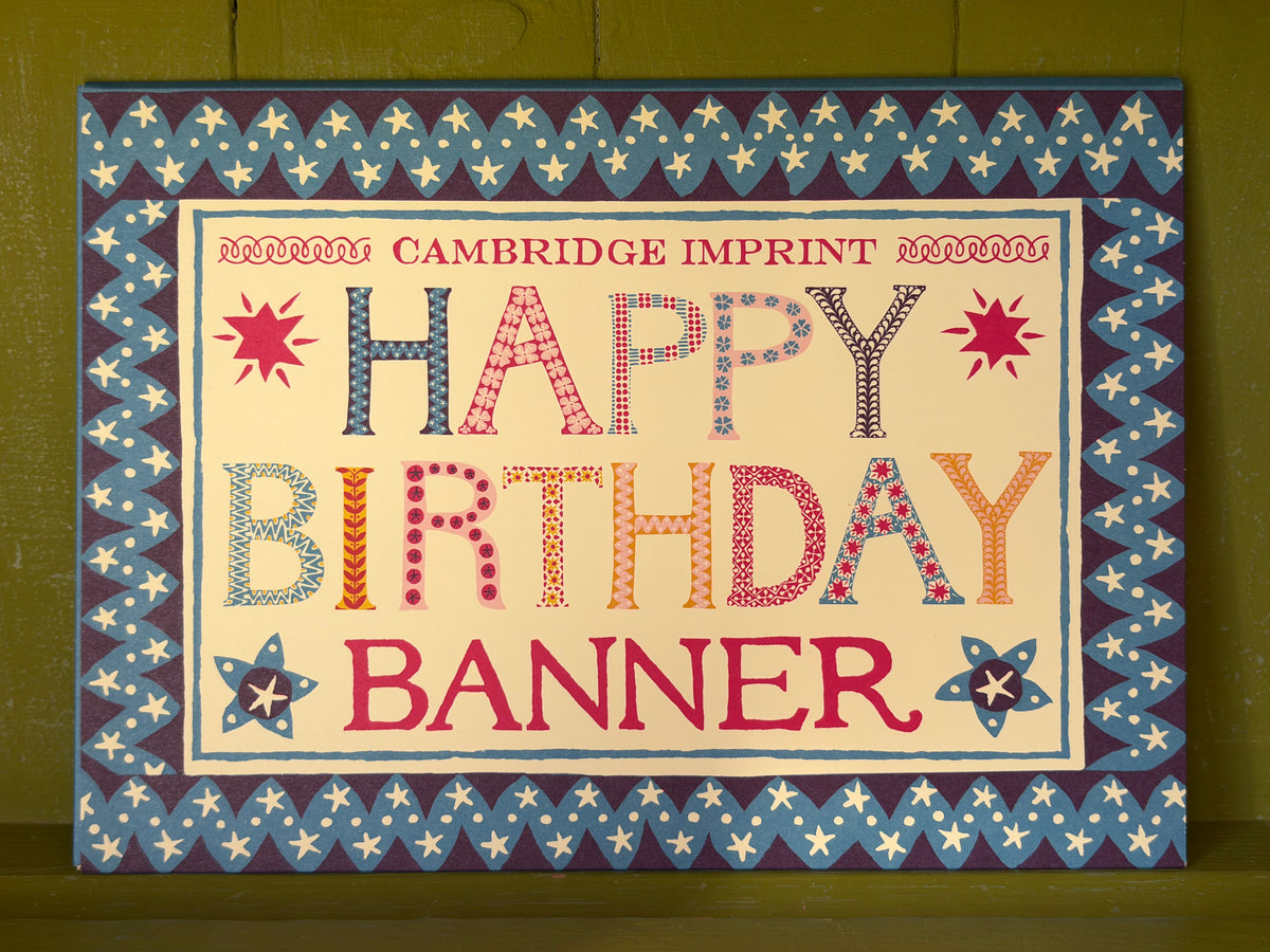 Cambridge Imprint Happy Birthday Banner